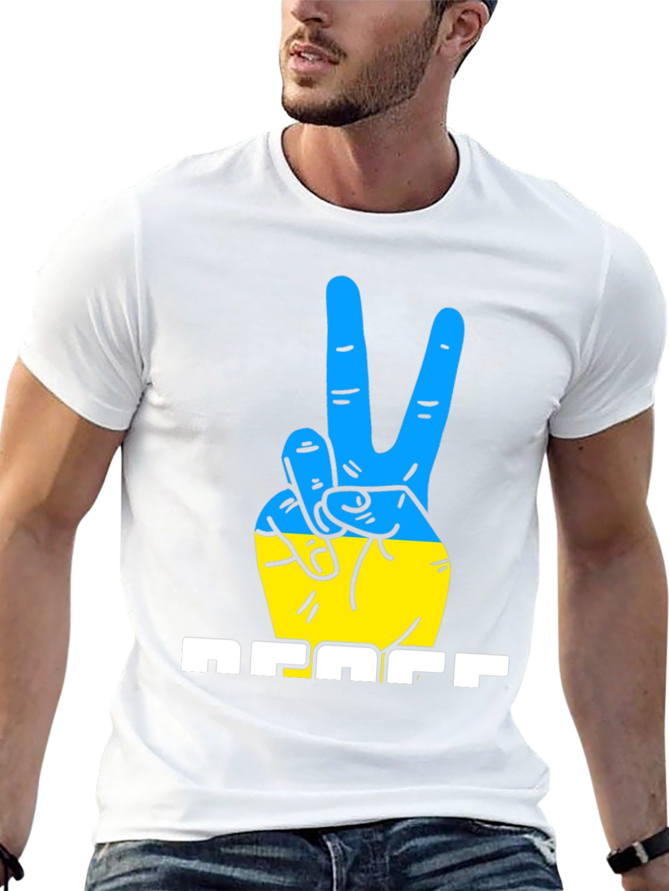 Ukraine Peace Sign T-Shirt