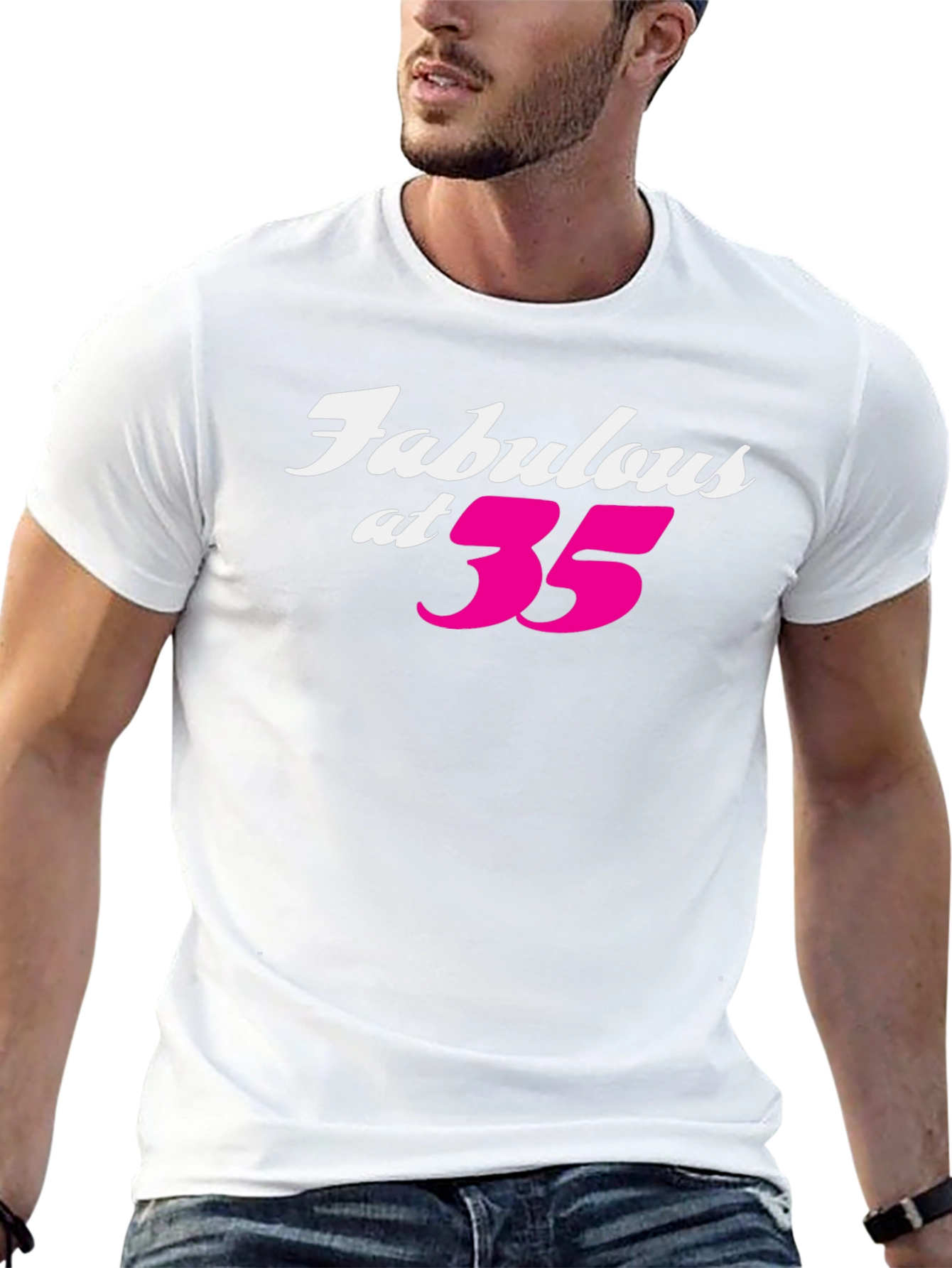 Fabulous at 35 Black T-Shirt
