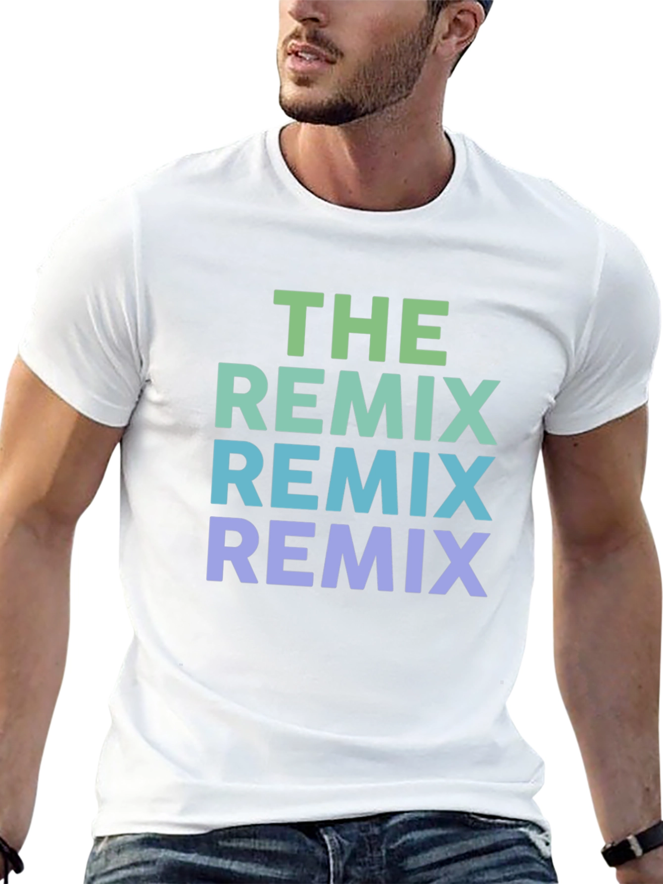 The Remix Graphic T-Shirt - Cool Gradient Design