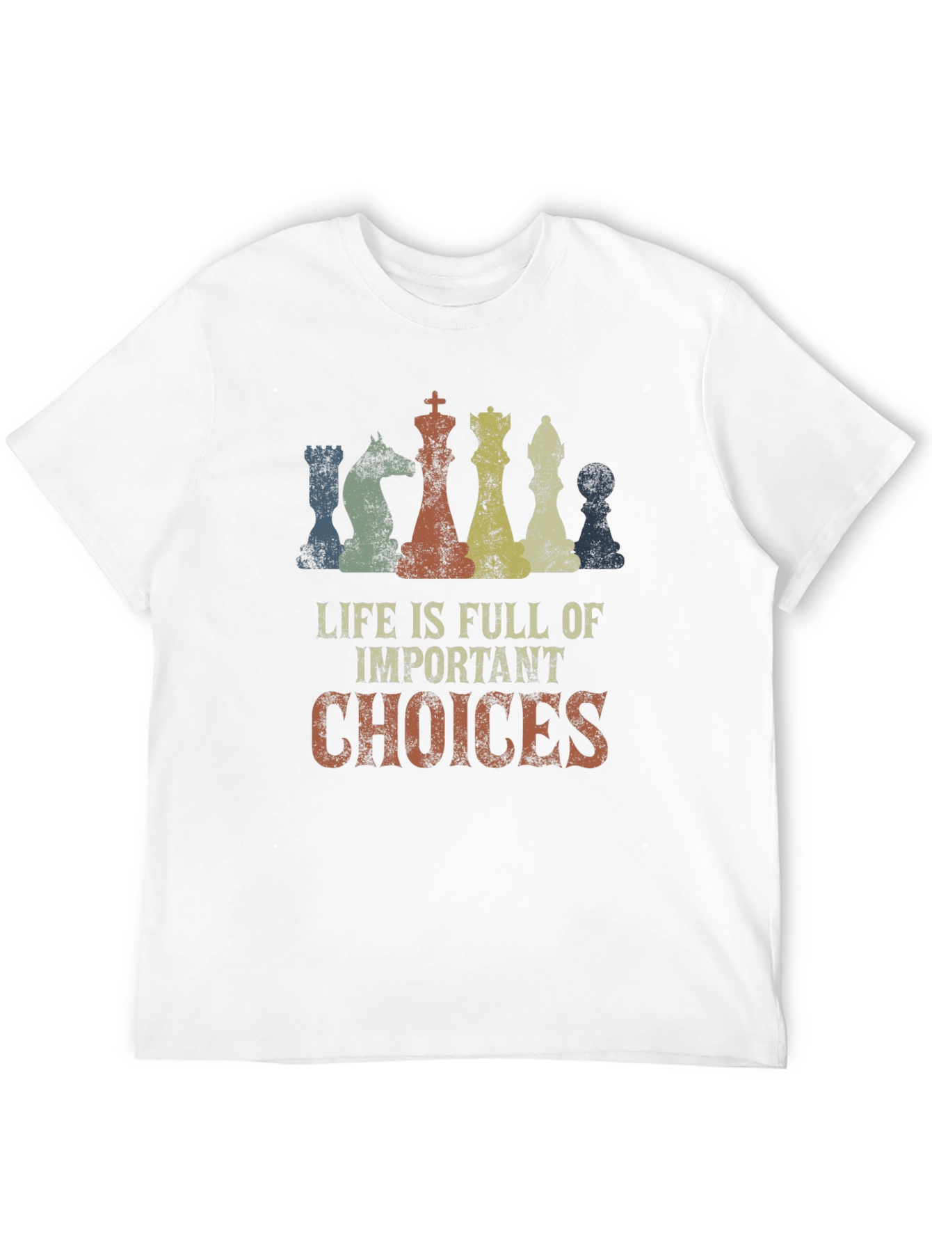 Chess Life Choices Graphic Tee - Black Cotton