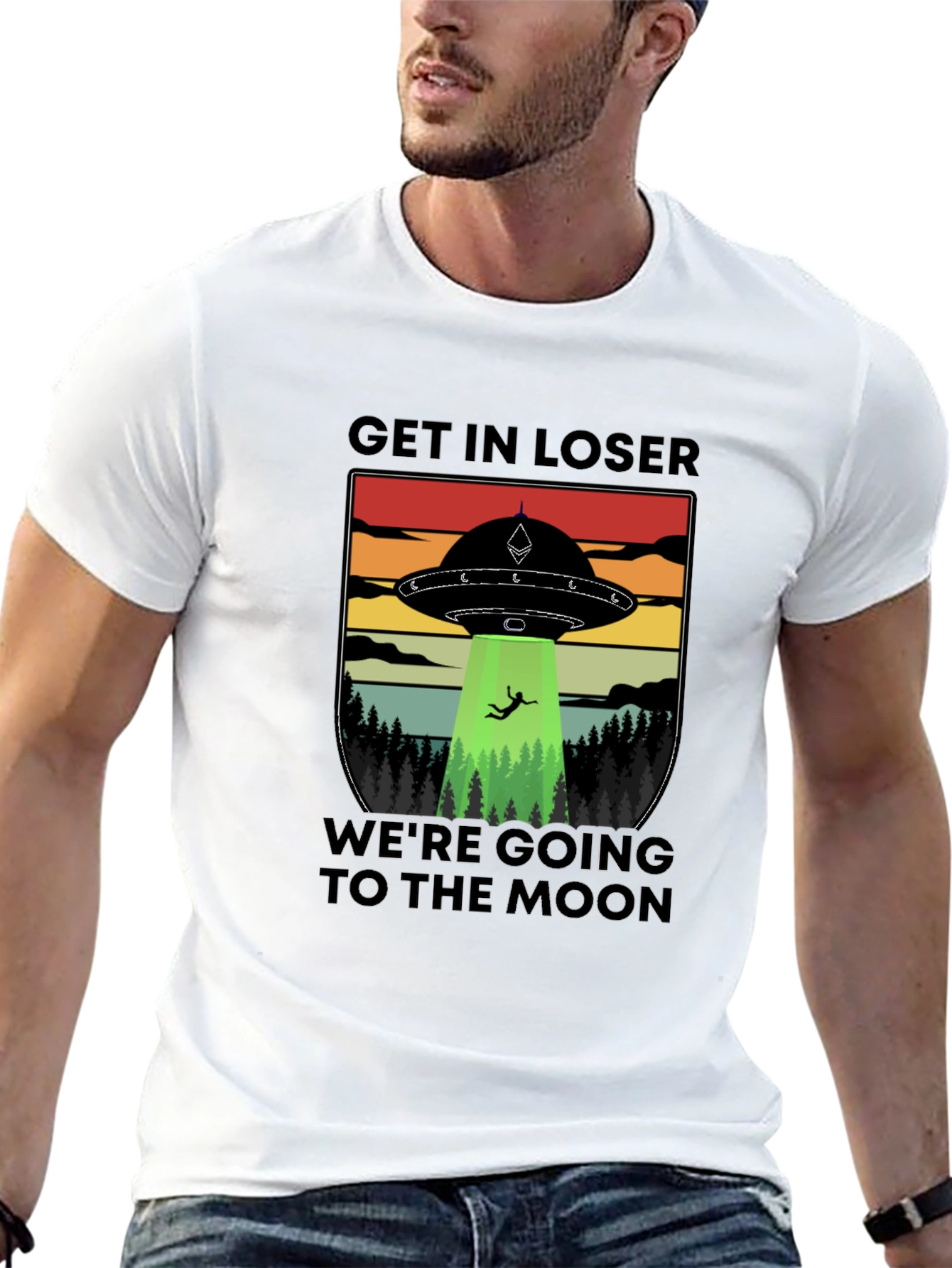 Get In Loser Were Going To The Moon T-Shirt