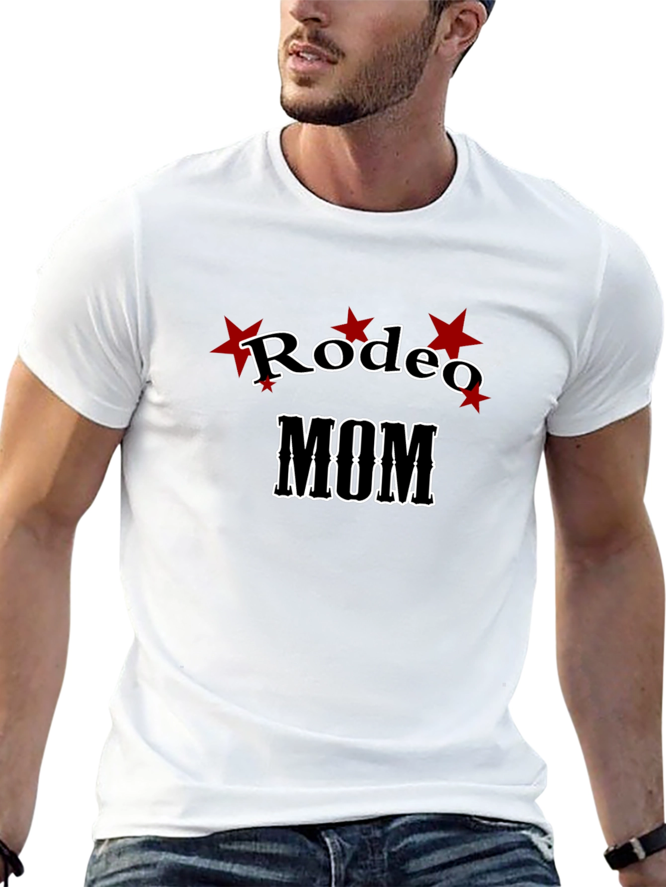 Rodeo Mom Graphic T-Shirt - Stylish Comfort