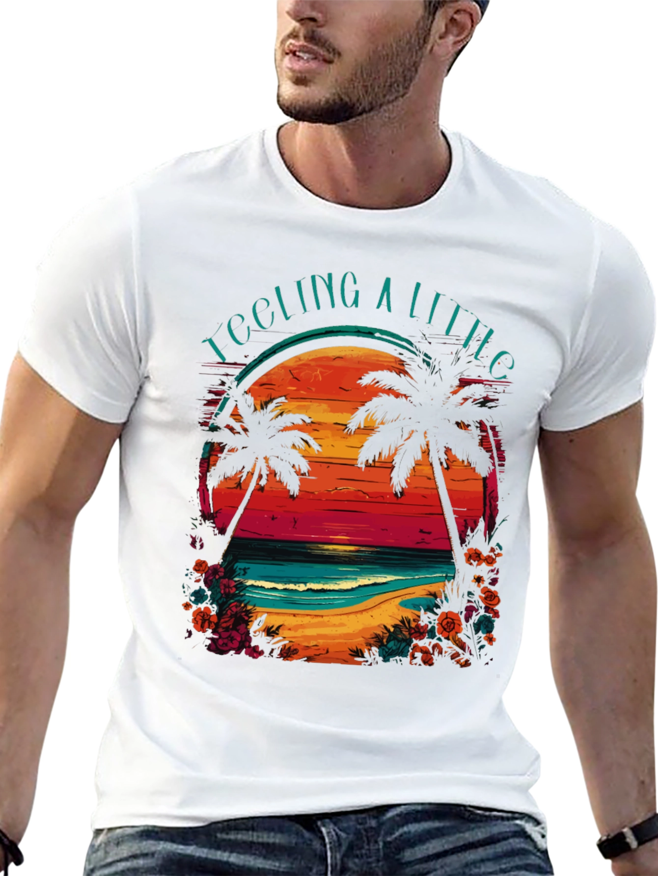 Tropical Sunset Graphic Tee