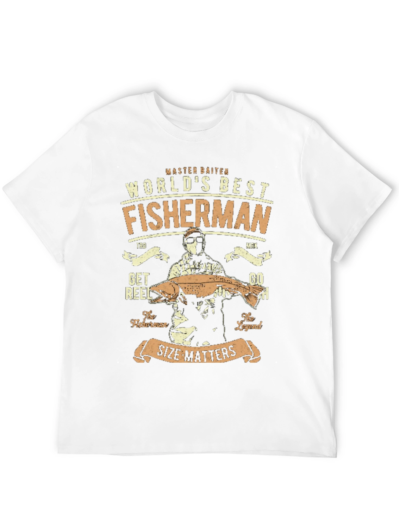 Worlds Best Fisherman T-Shirt - Master Baiter Tee