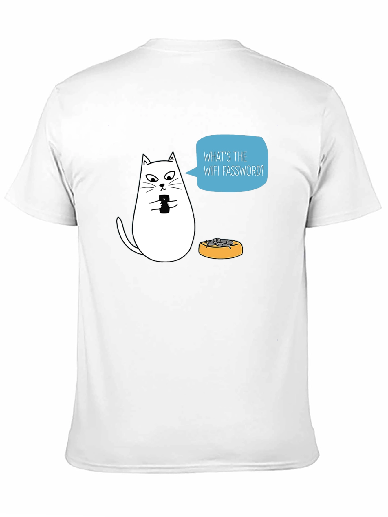 Funny Cat WiFi Password T-Shirt