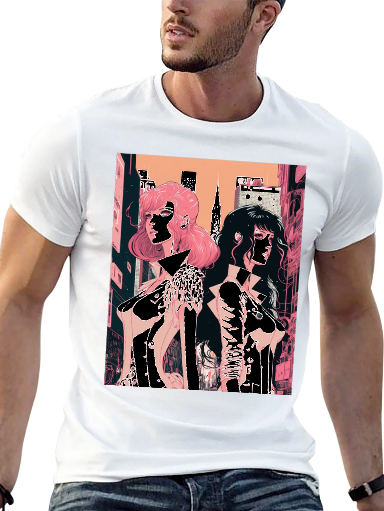 Anime Style Graphic Tee - Stylish Fashion T-Shirt