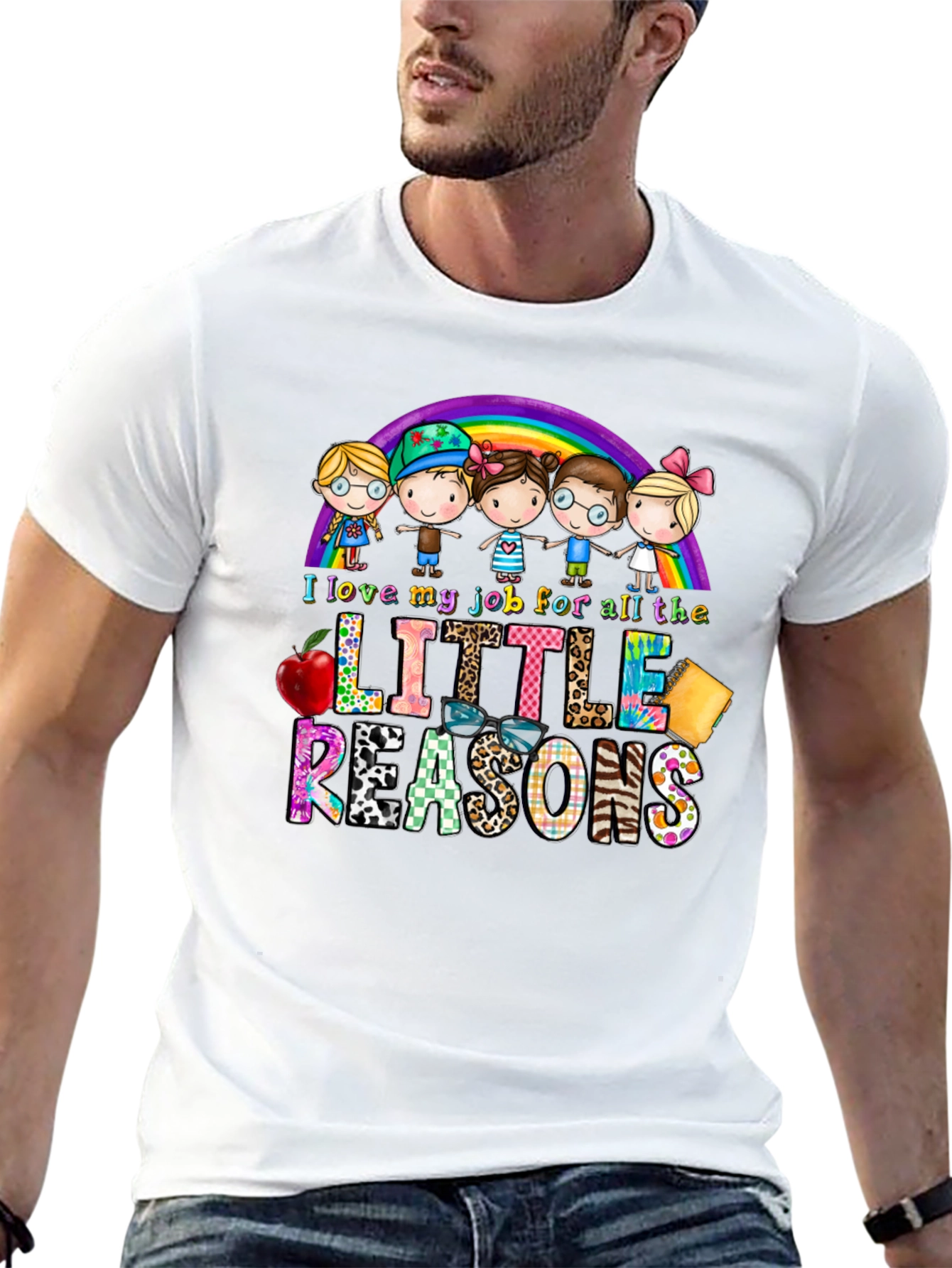 I Love My Job Teacher Graphic Tee