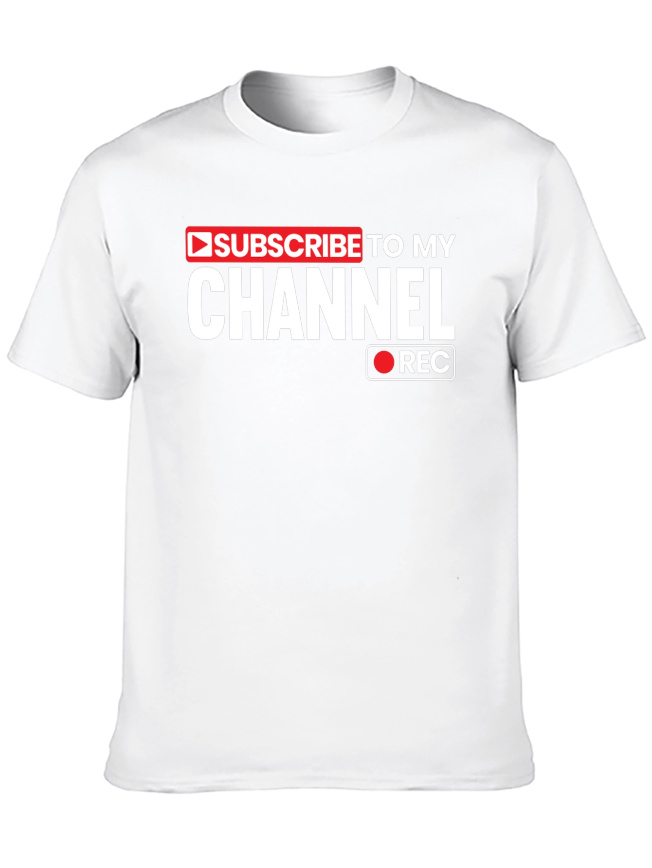 Subscribe to My Channel Black Graphic Tee