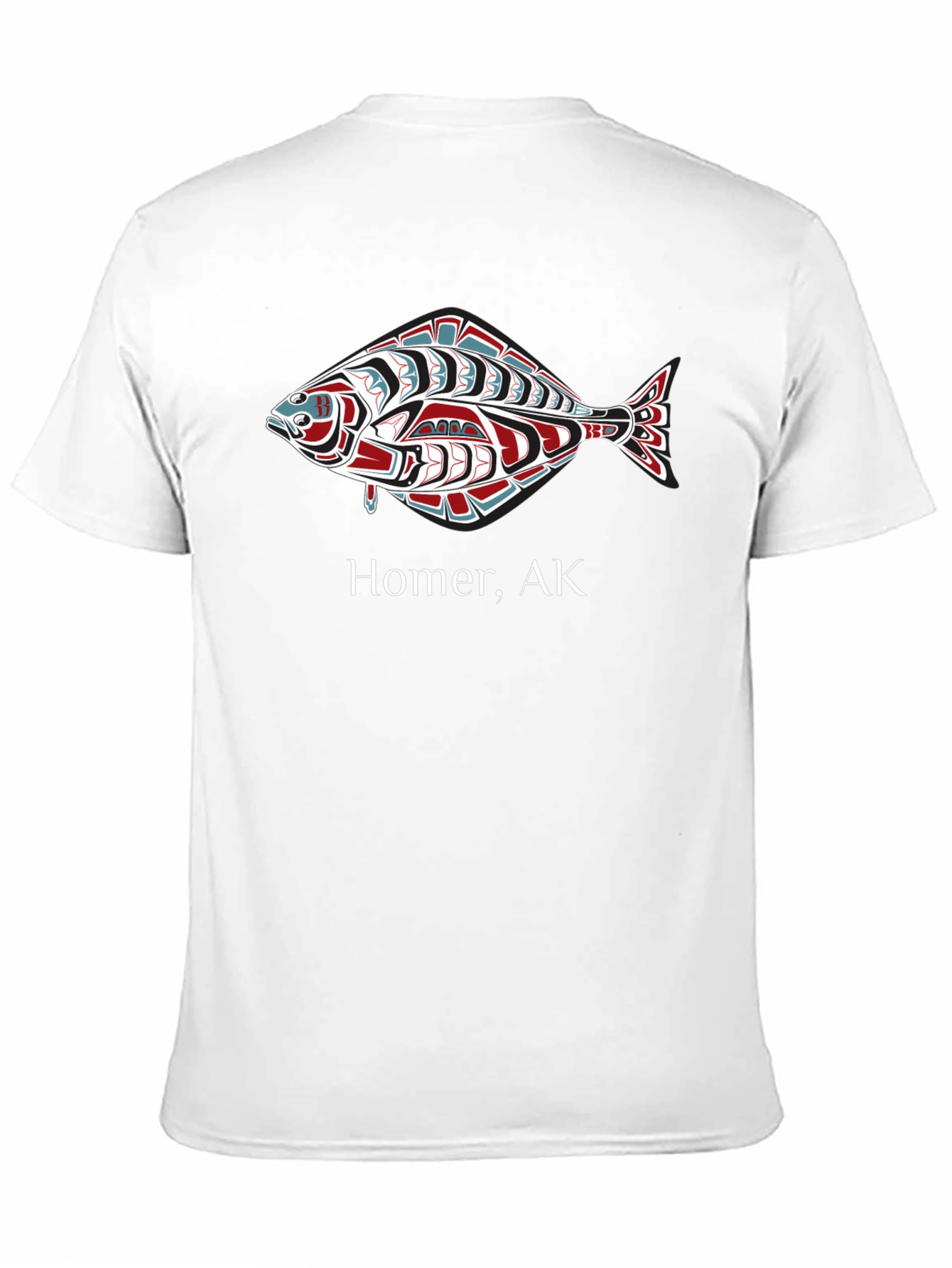 Homer AK Fish Graphic T-Shirt