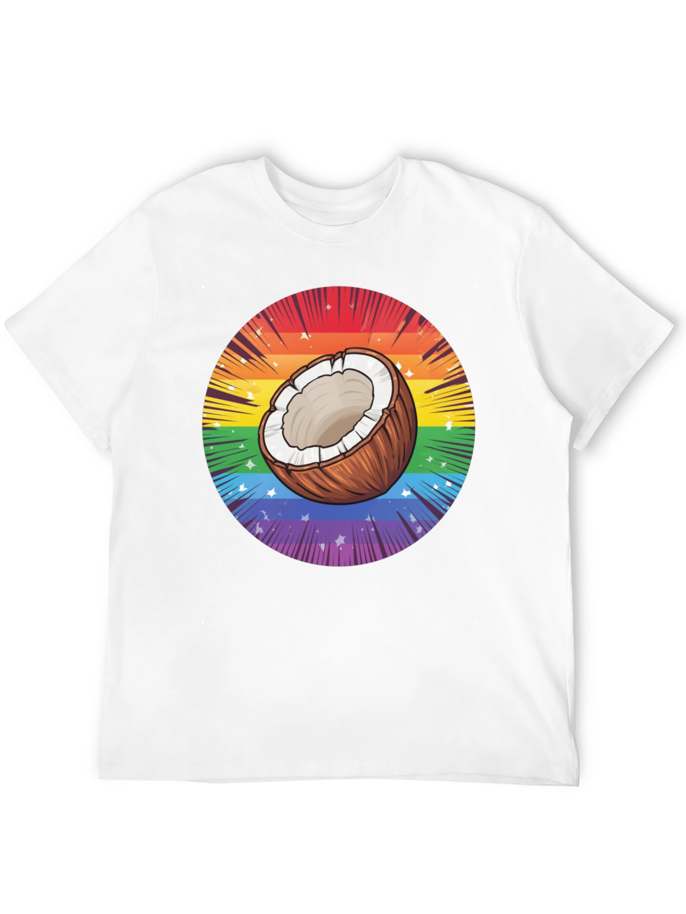 Rainbow Coconut Tee
