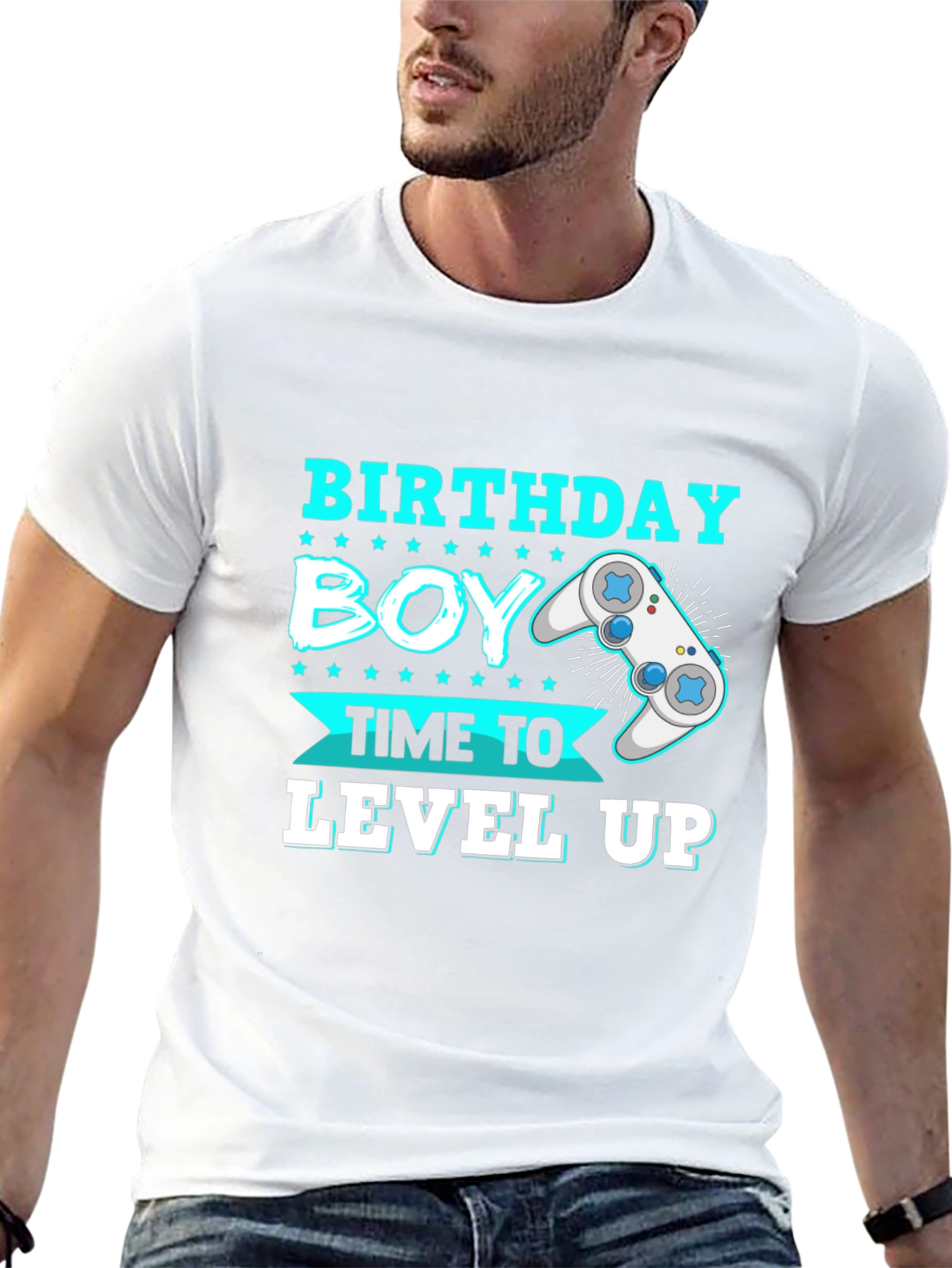 Birthday Boy Level Up Gamer T-Shirt