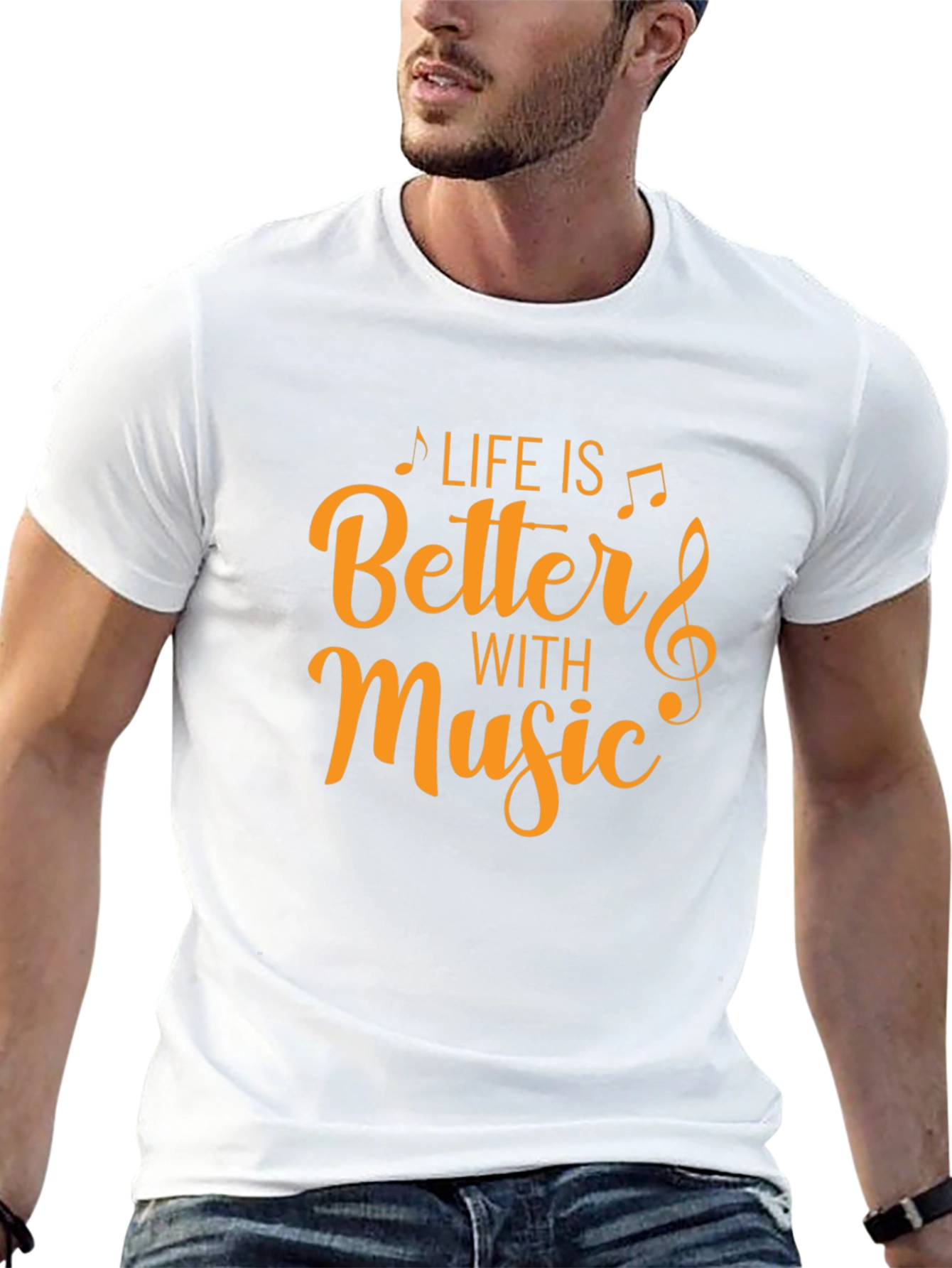 Life is Better with Music Graphic T-Shirt