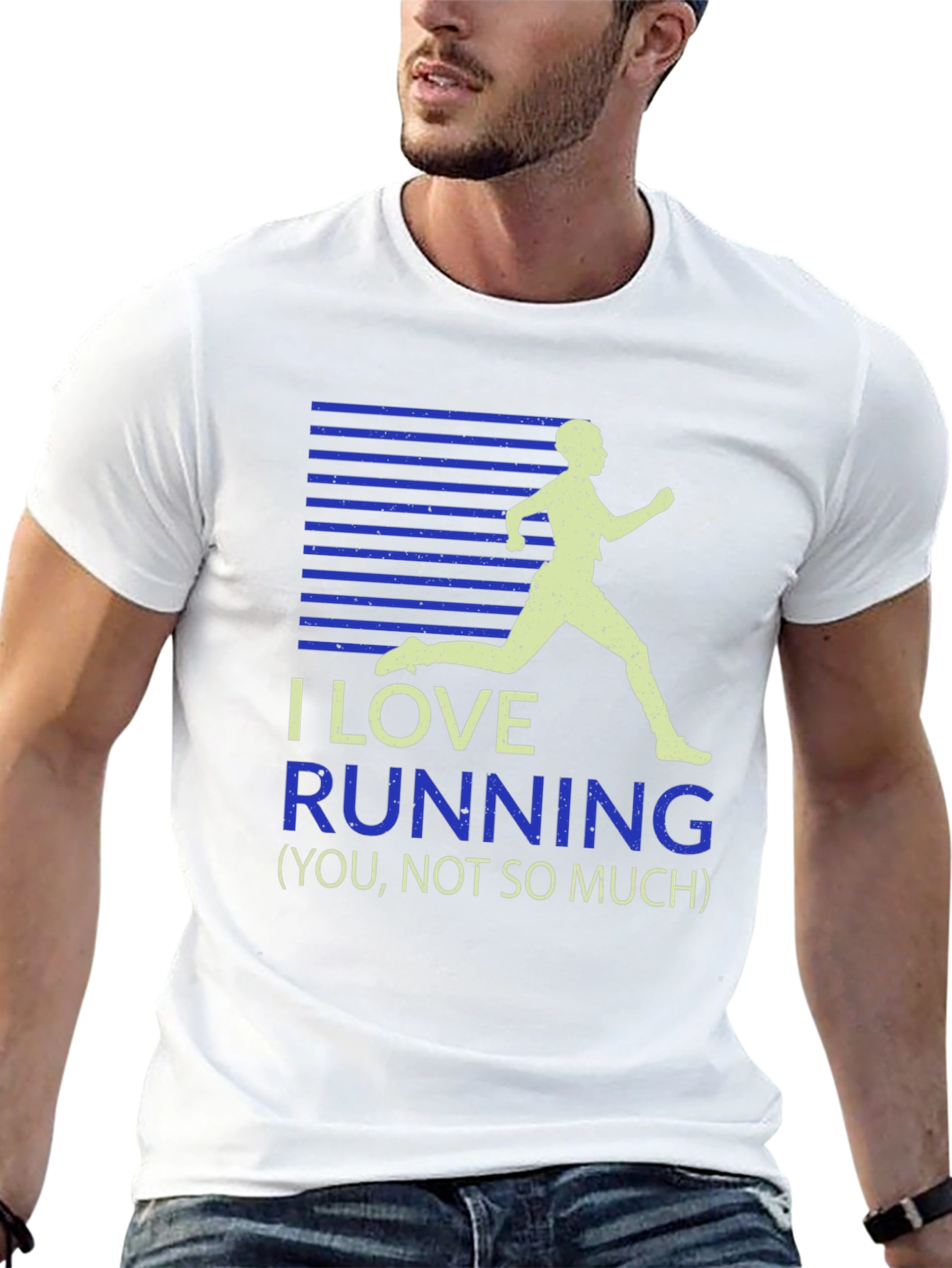 I Love Running Graphic T-Shirt