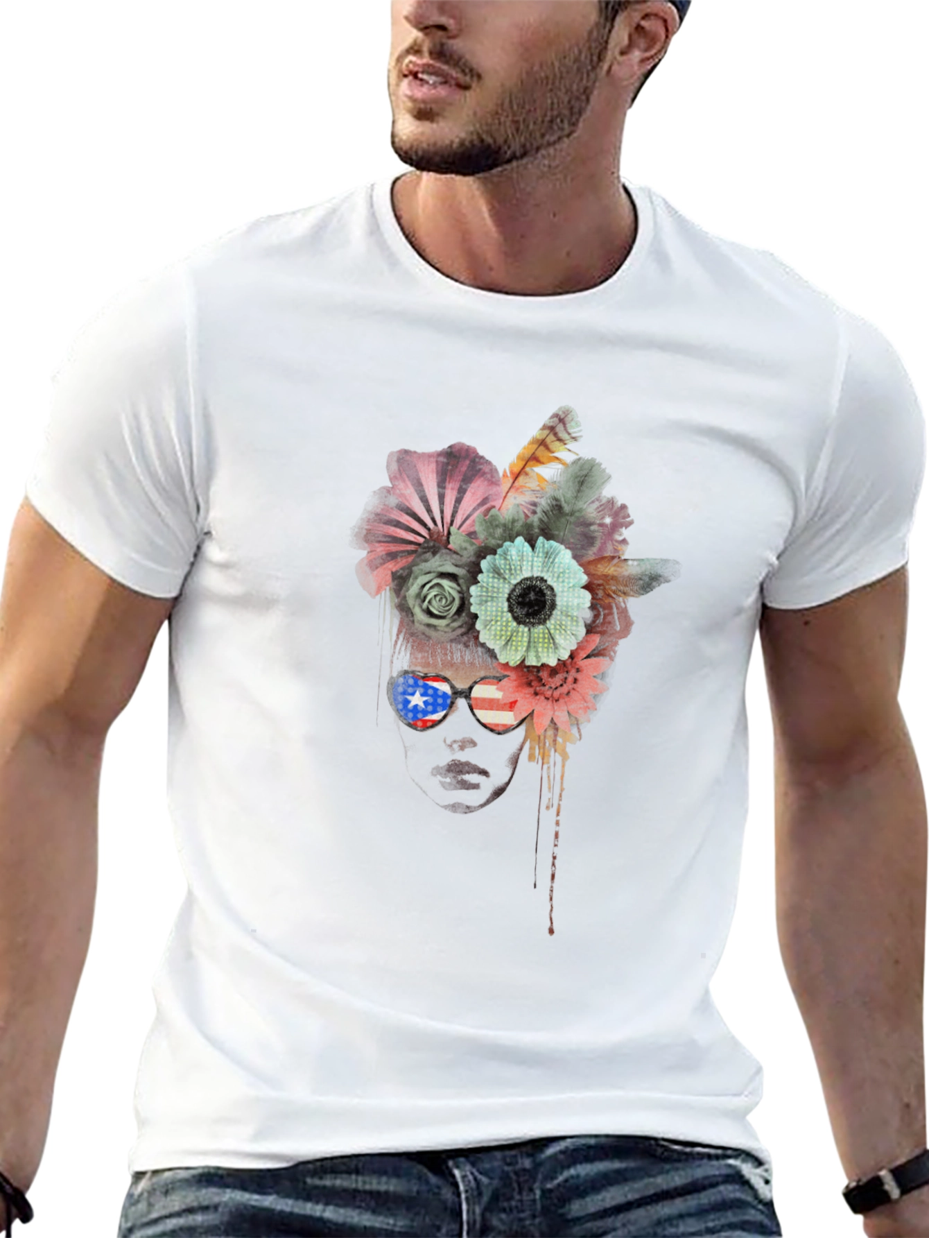 Floral Puerto Rico T-Shirt