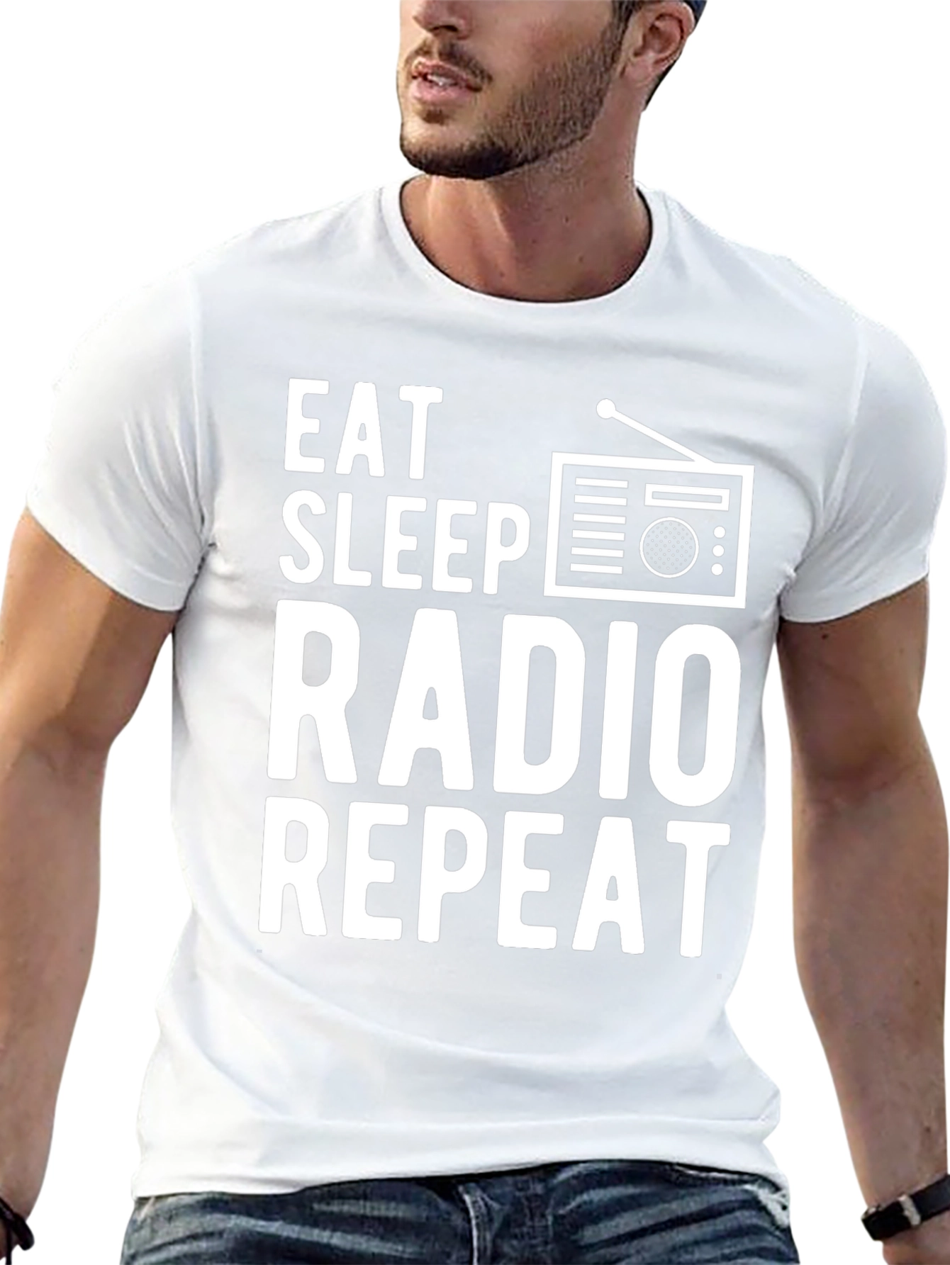 Eat Sleep Radio Repeat T-Shirt