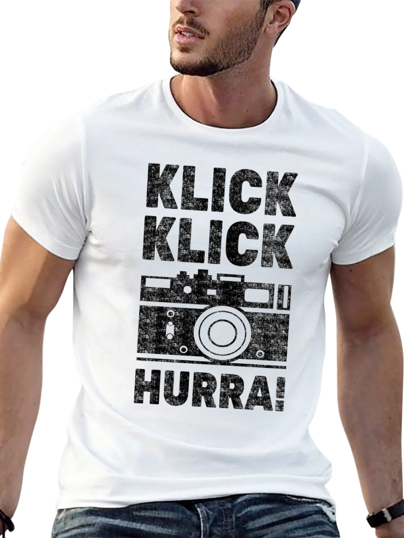 Klick Klick Hurra! Camera Graphic T-Shirt