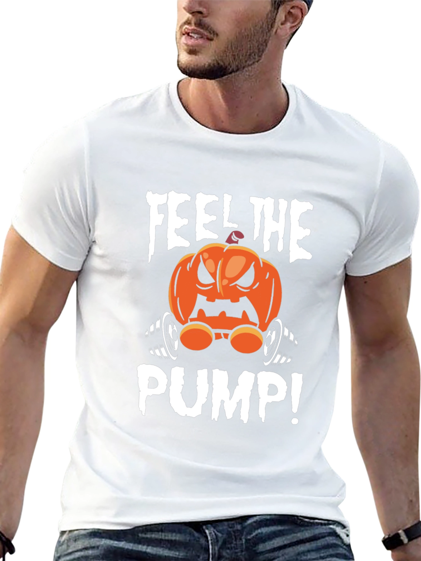 Feel The Pump Halloween Gym T-Shirt