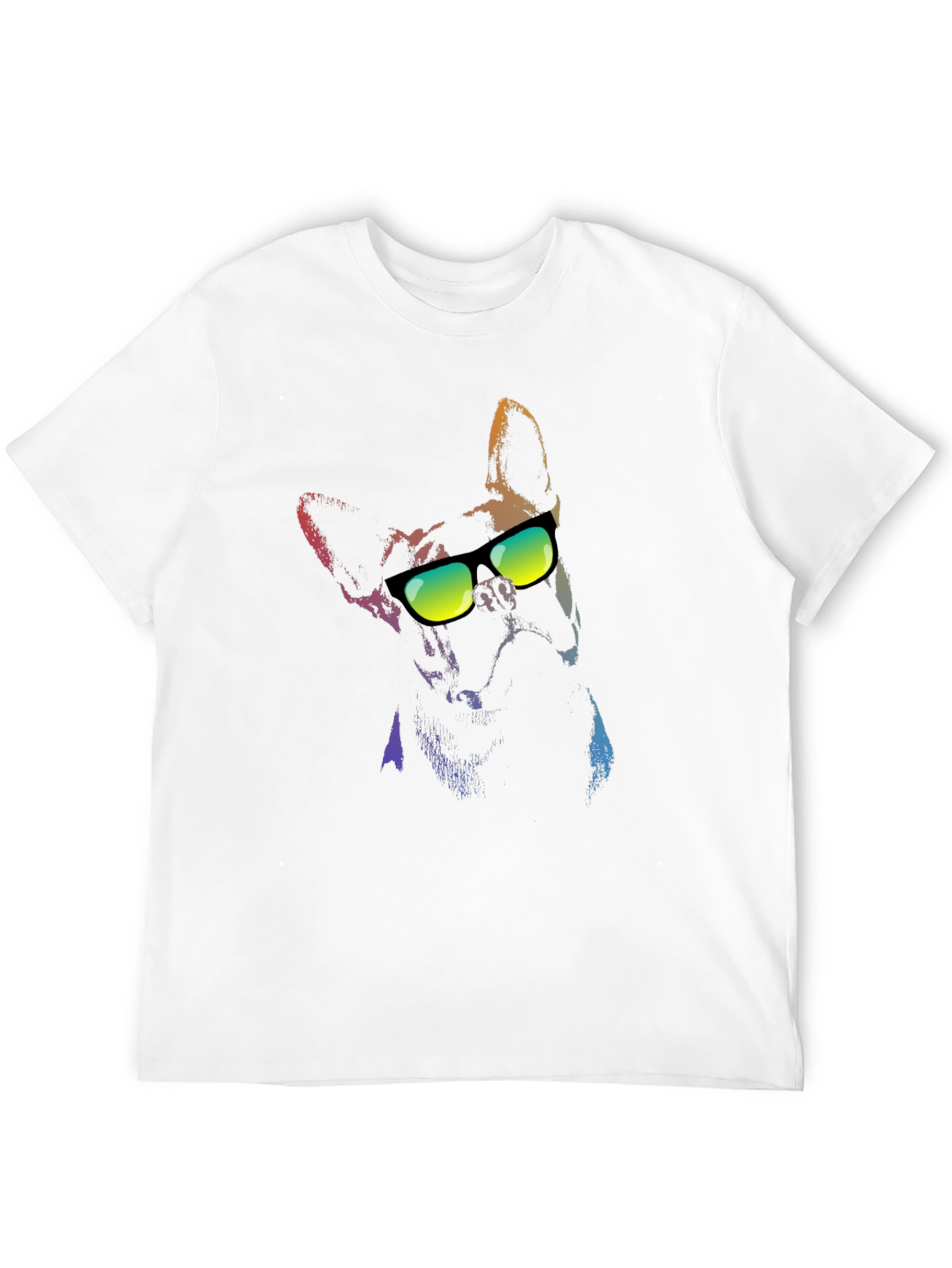 Cool Dog Graphic Tee - Stylish Black T-Shirt