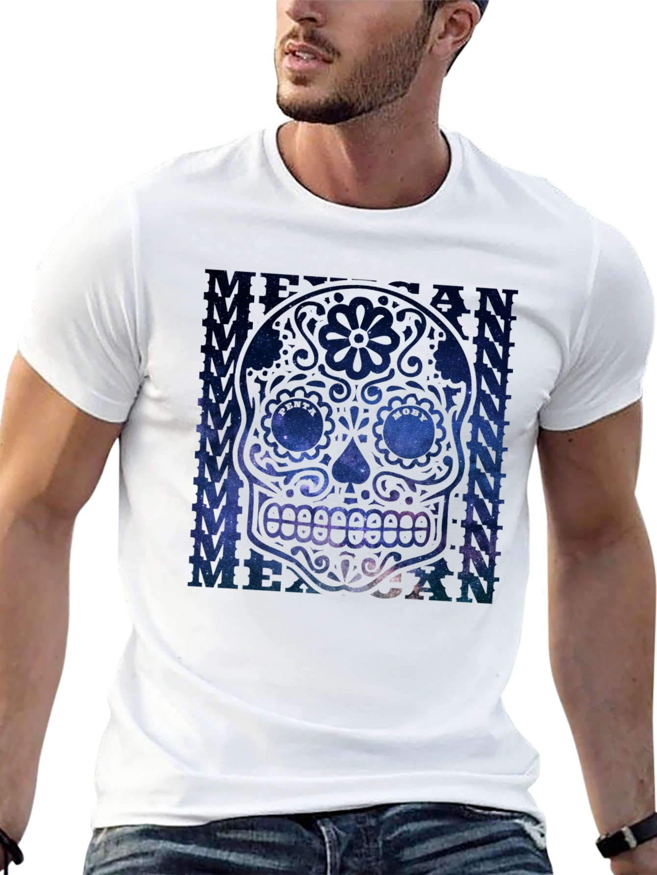 Mexican Sugar Skull Graphic T-Shirt