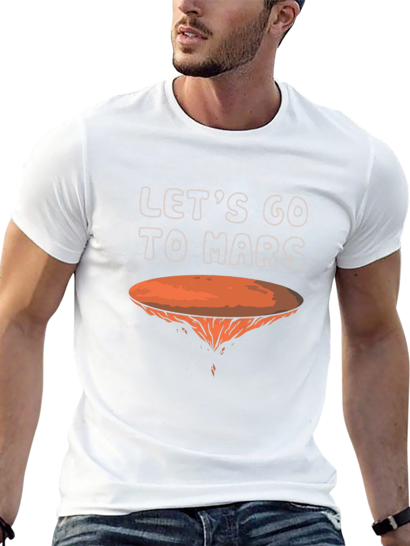 Lets Go To Mars T-Shirt Black