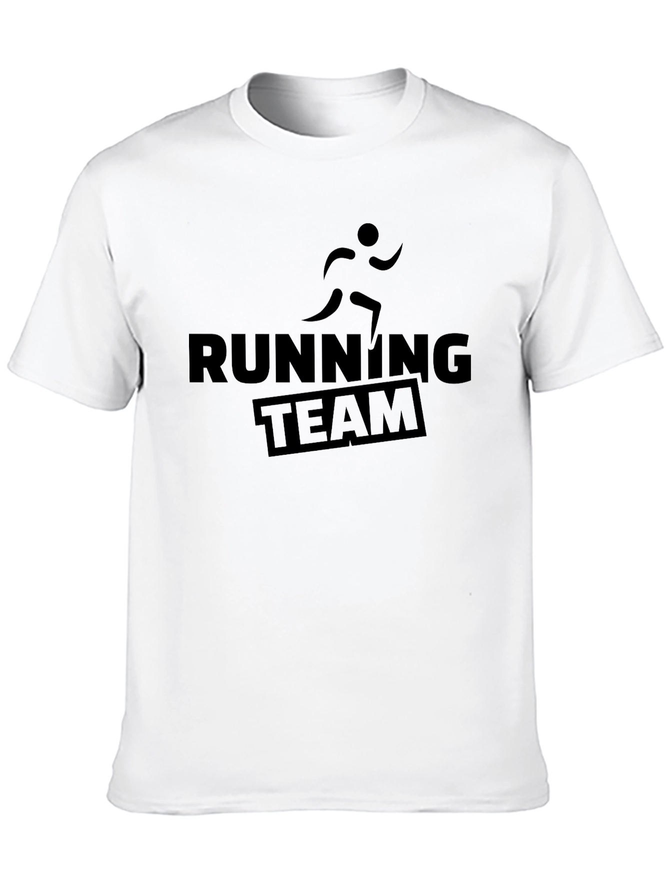 Running Team Black Graphic Tee