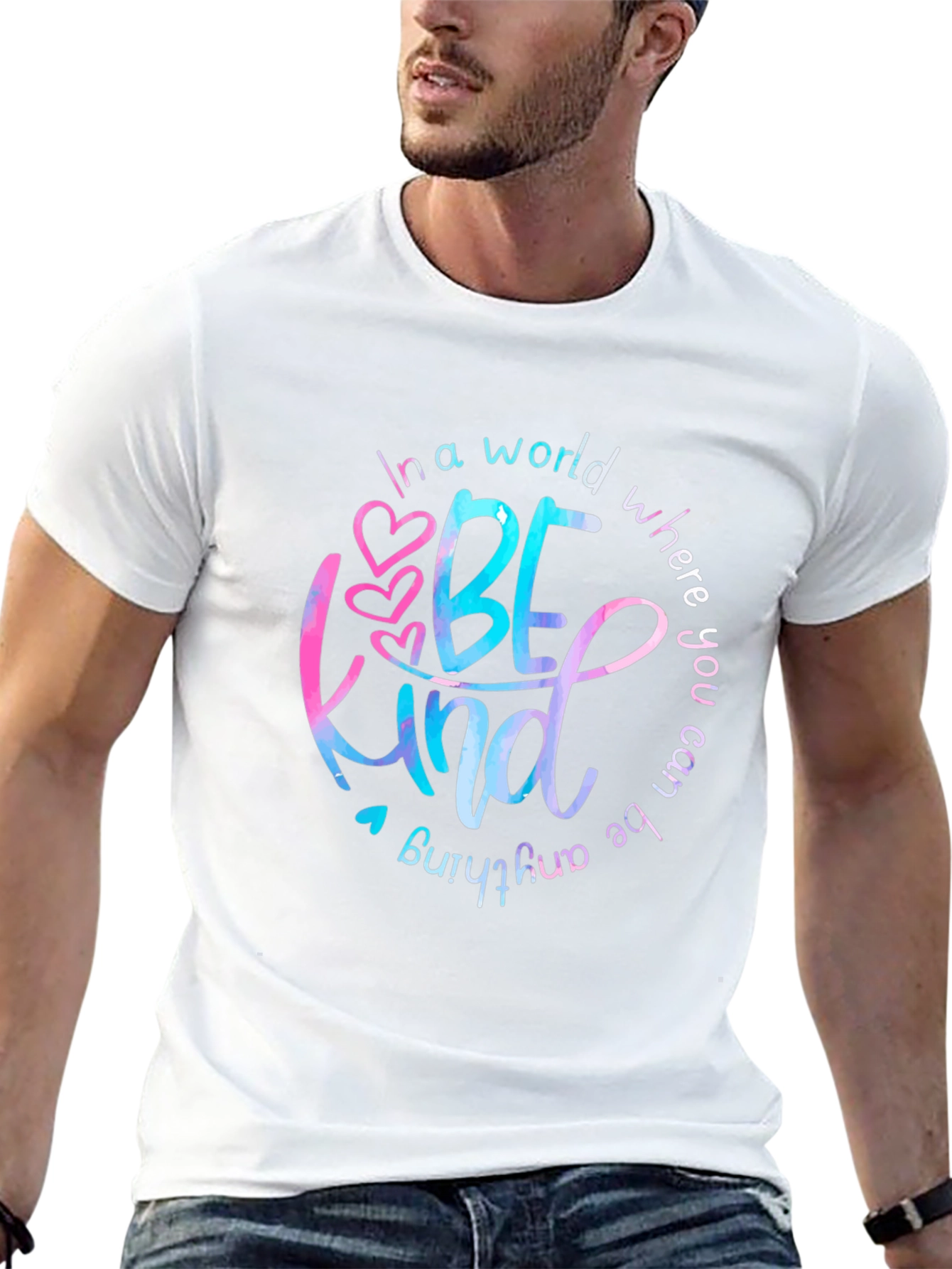 Be Kind Graphic T-Shirt - Soft Cotton Blend