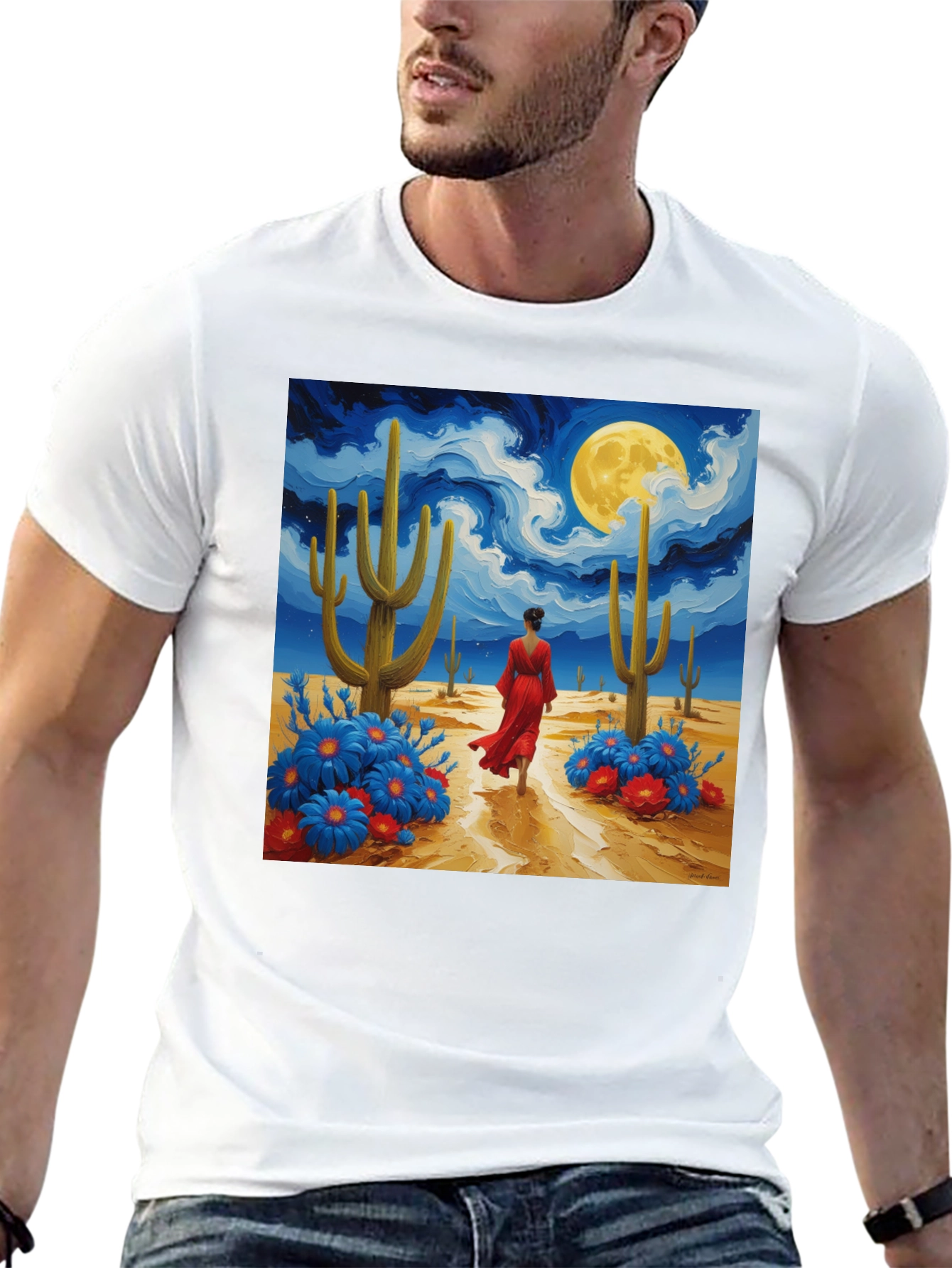 Desert Dreamscape Graphic T-Shirt