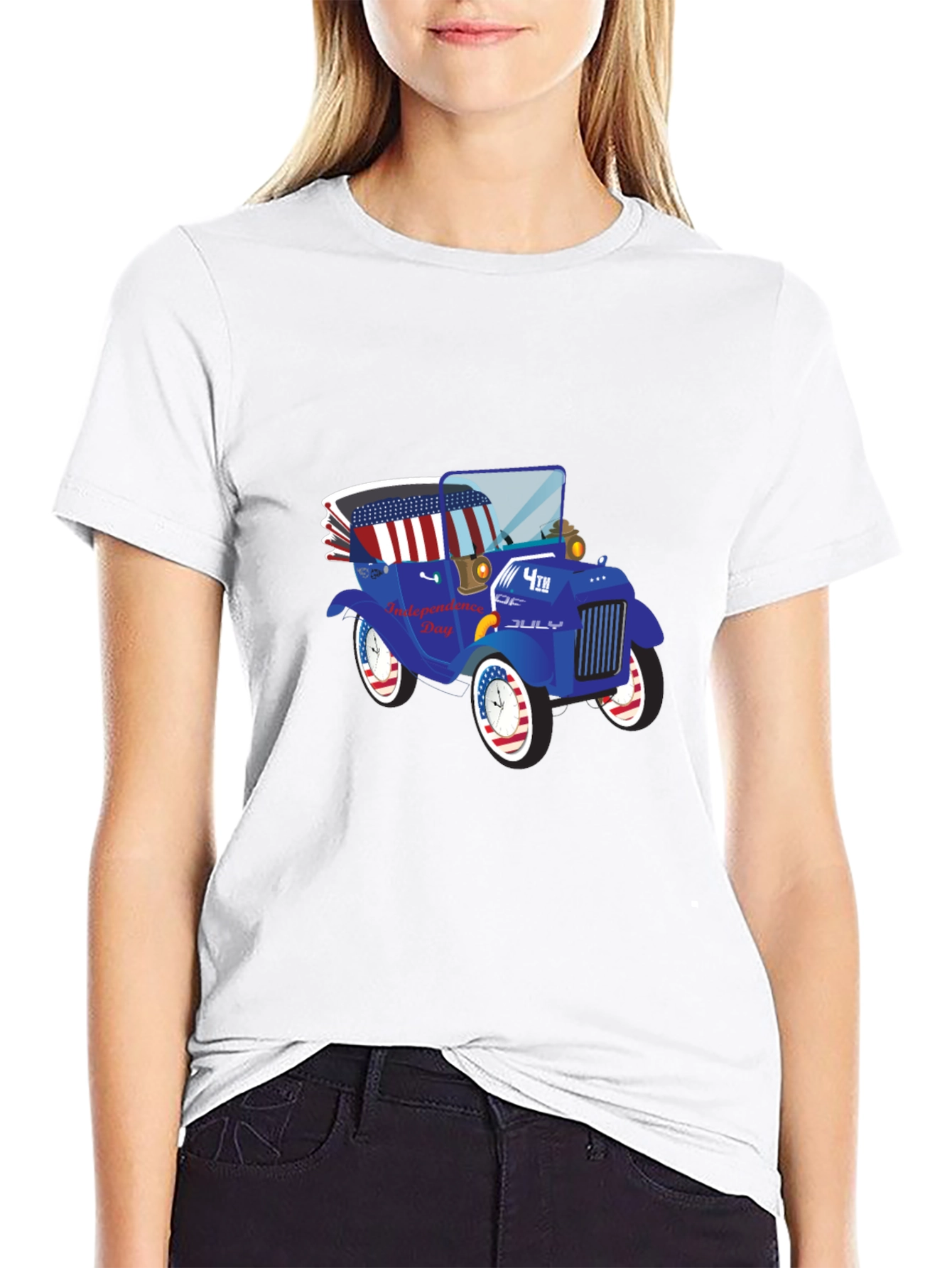 Independence Day Car Graphic Tee