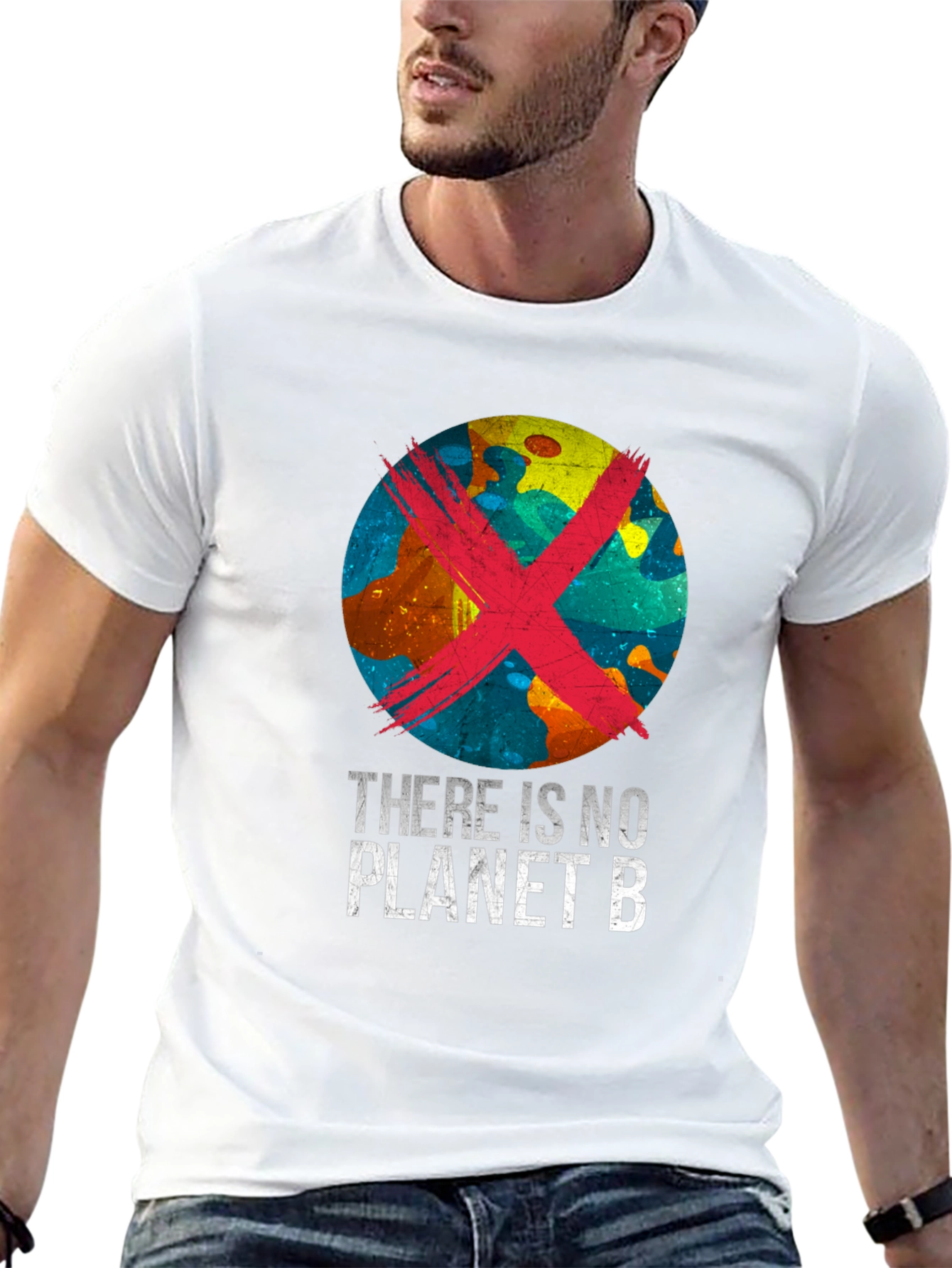 No Planet B Graphic Tee - Earth Awareness T-Shirt