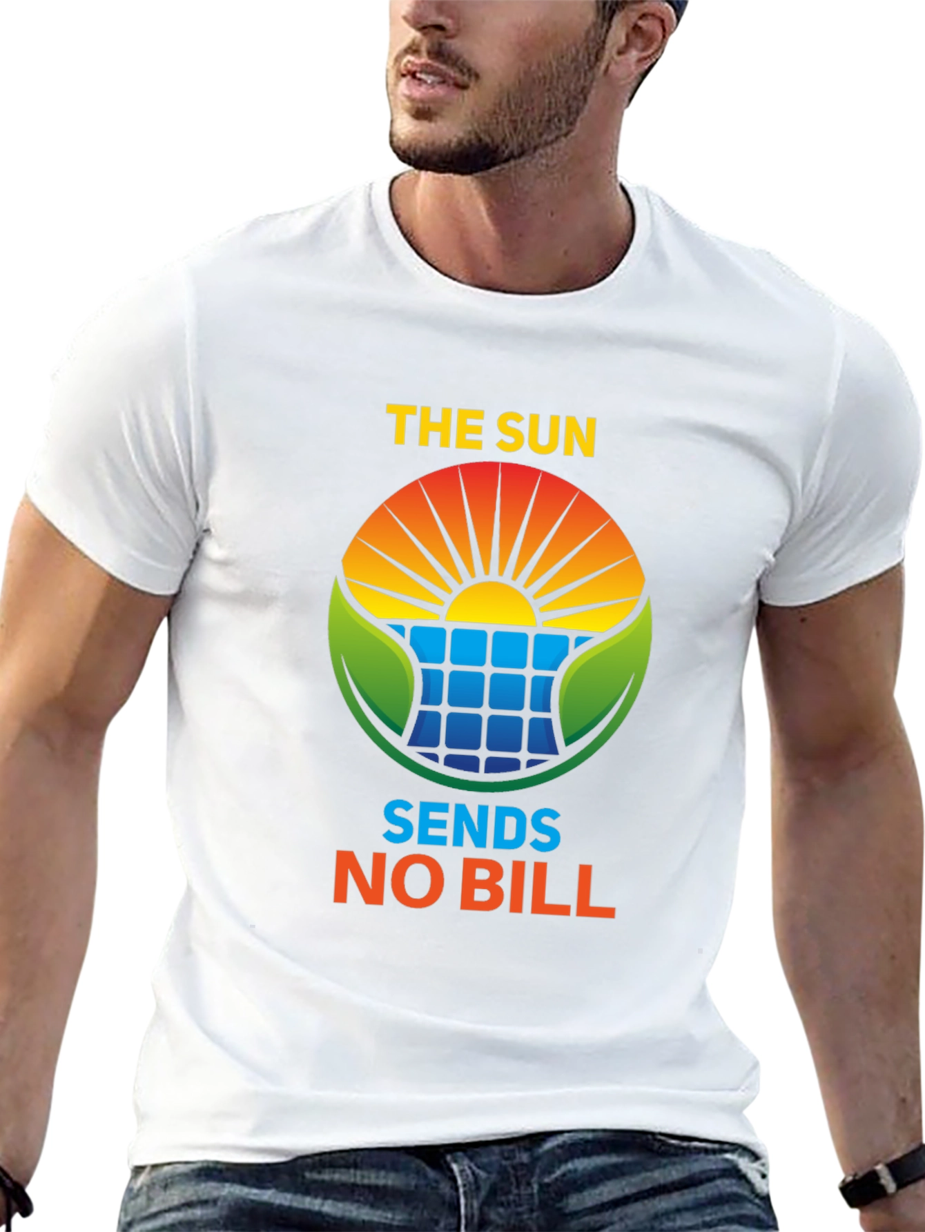 Eco-Friendly The Sun Sends No Bill Solar Energy T-Shirt