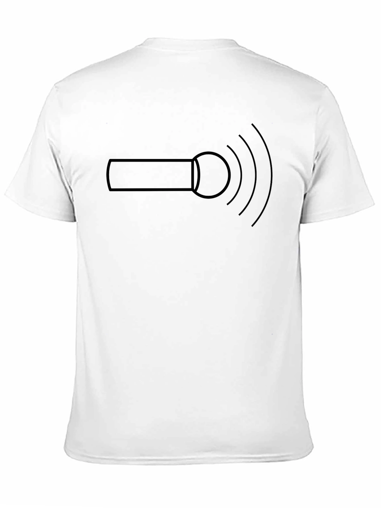 Microphone Waves Graphic T-Shirt