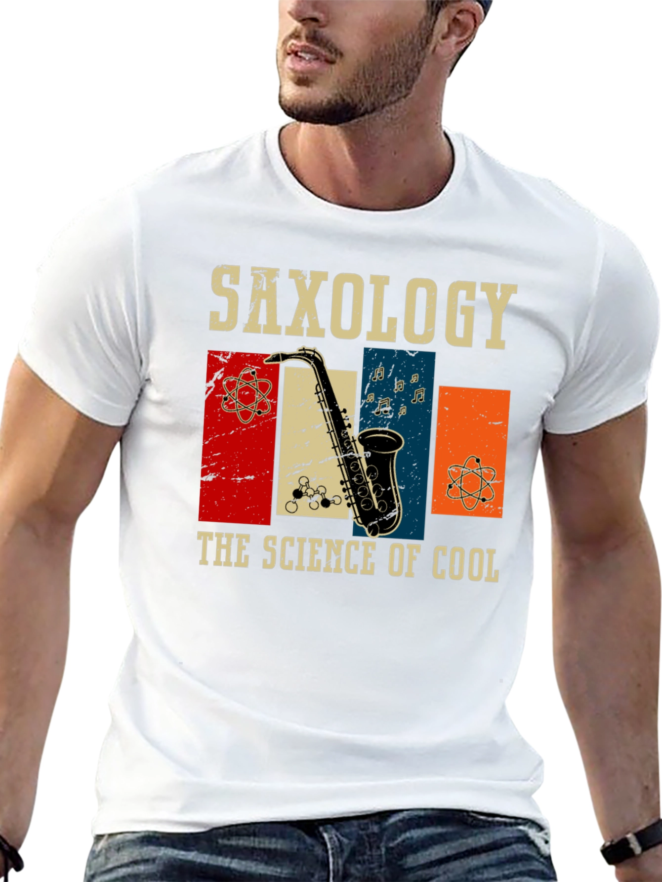 Saxology Science of Cool Graphic T-Shirt