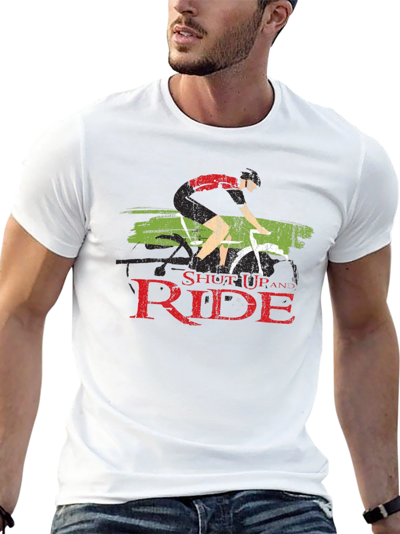 Shut Up and Ride T-Shirt - Cycling Apparel