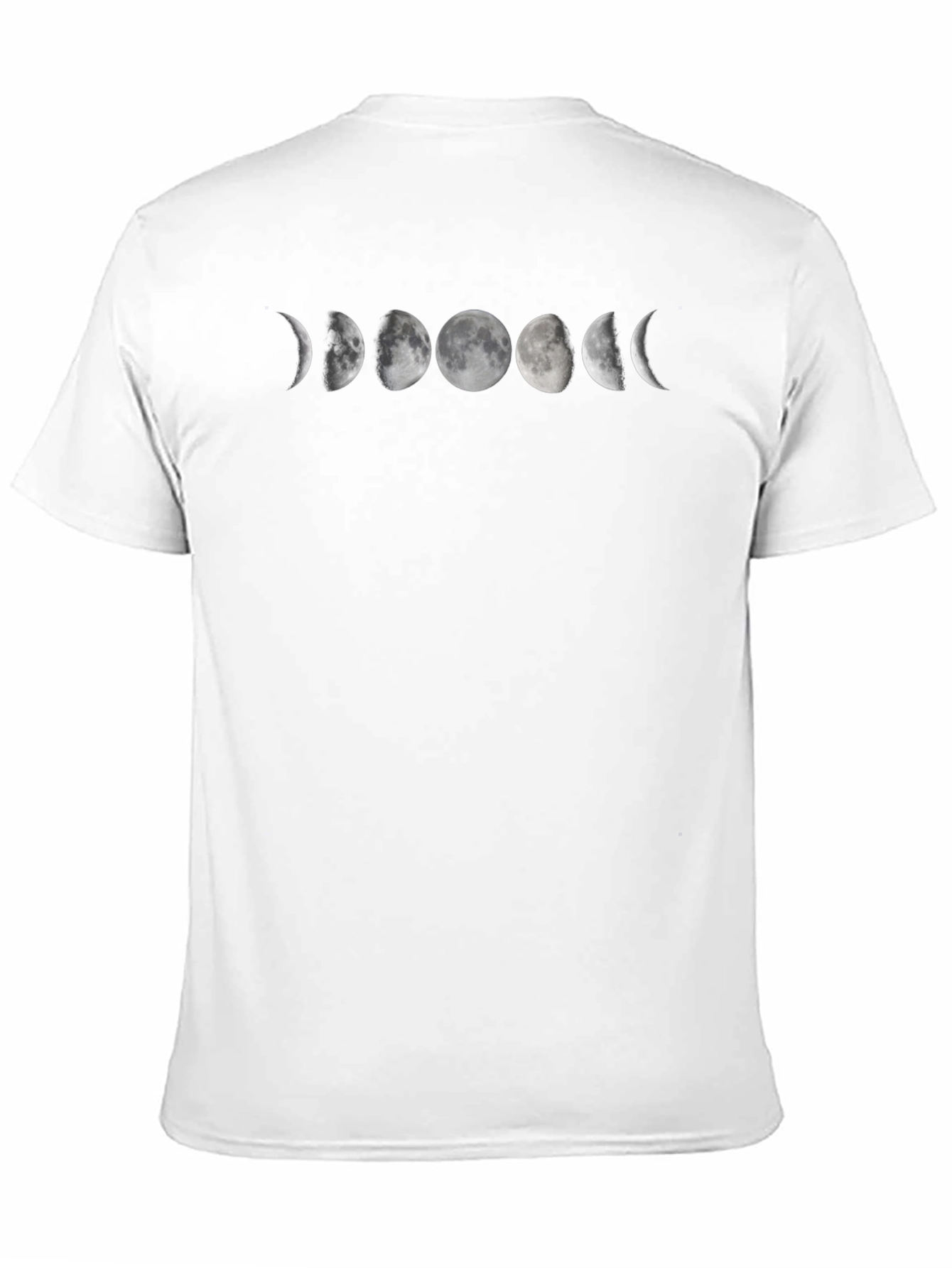 Lunar Phase T-Shirt - Black Cotton Tee