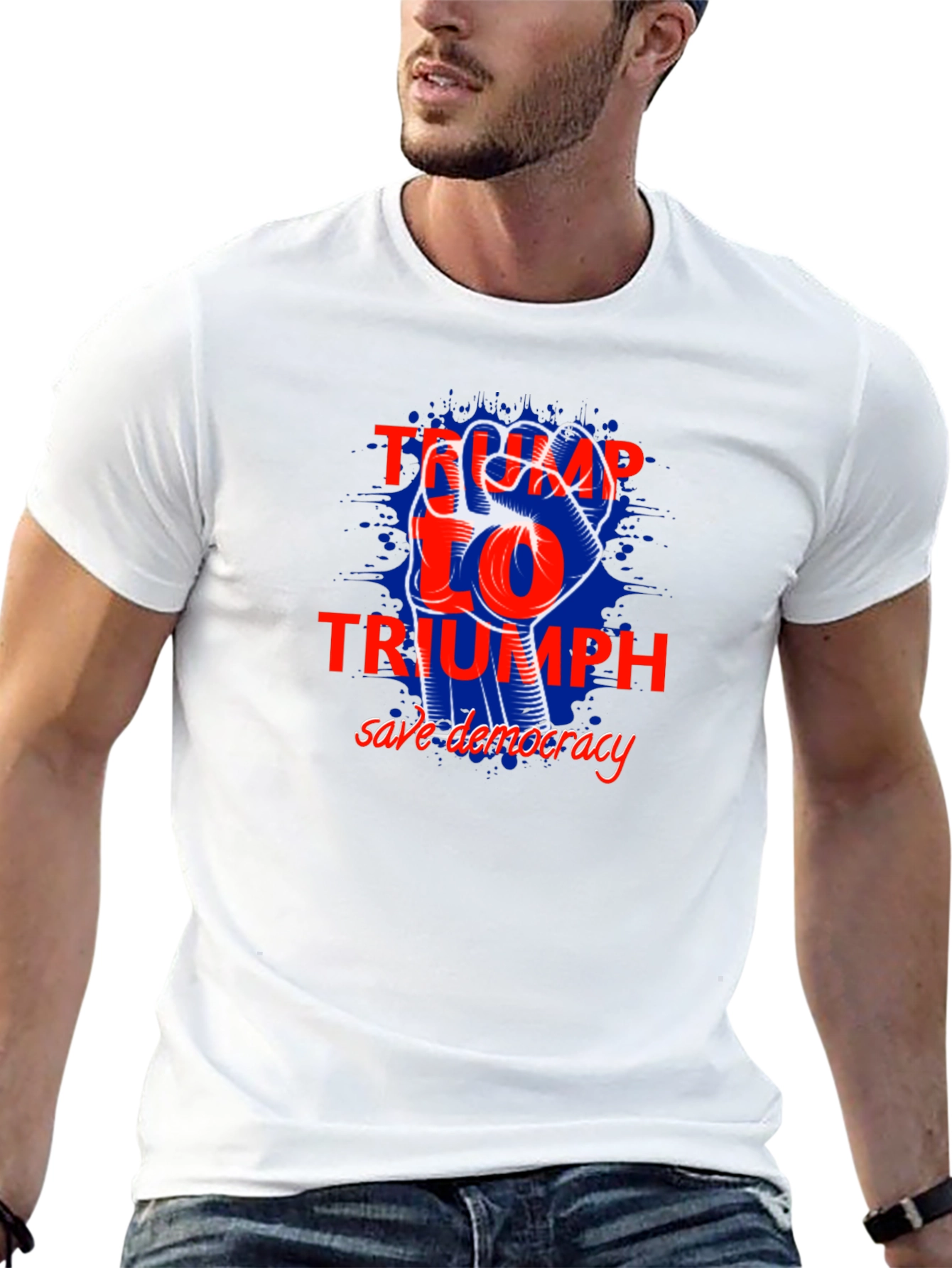 Trump 2024 Triumph Save Democracy T-Shirt