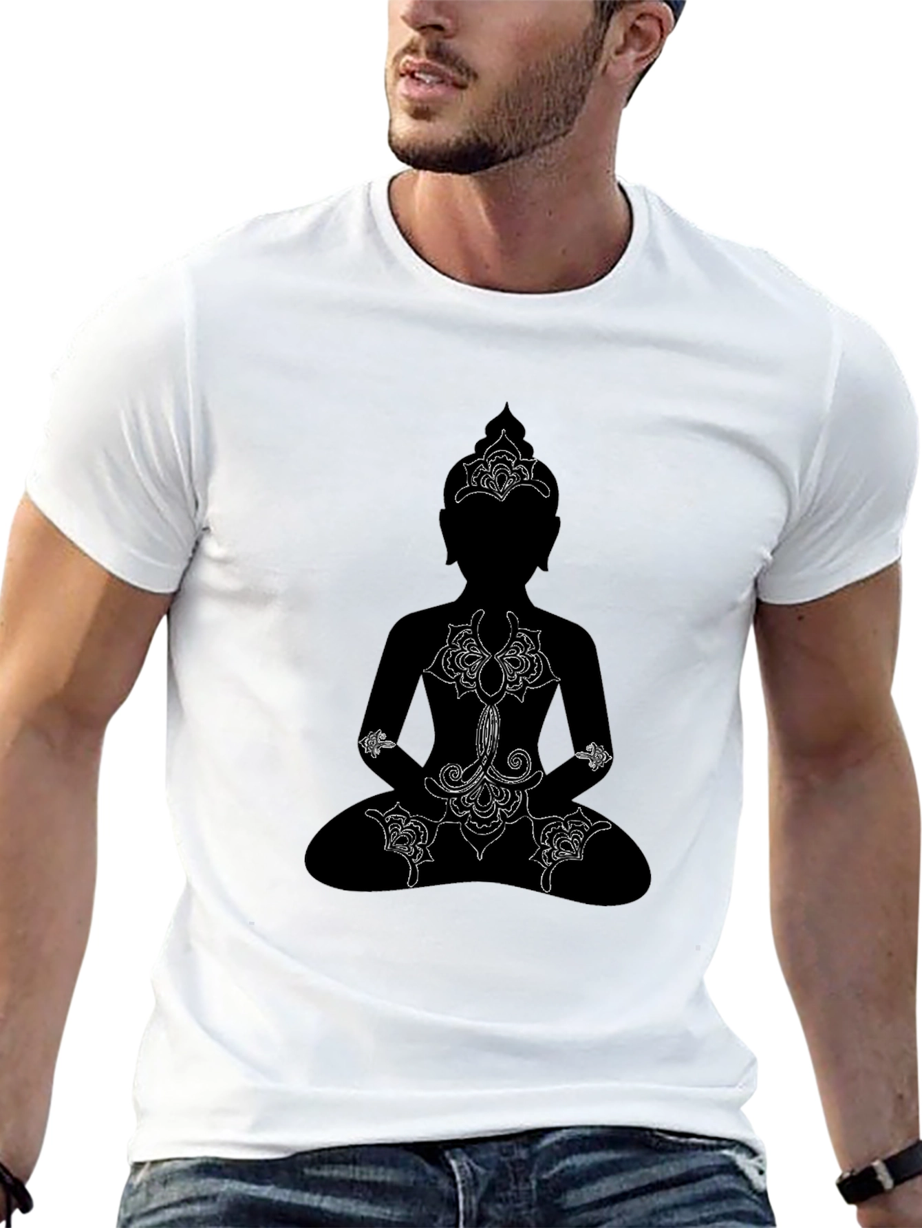 Black Buddha Graphic Tee