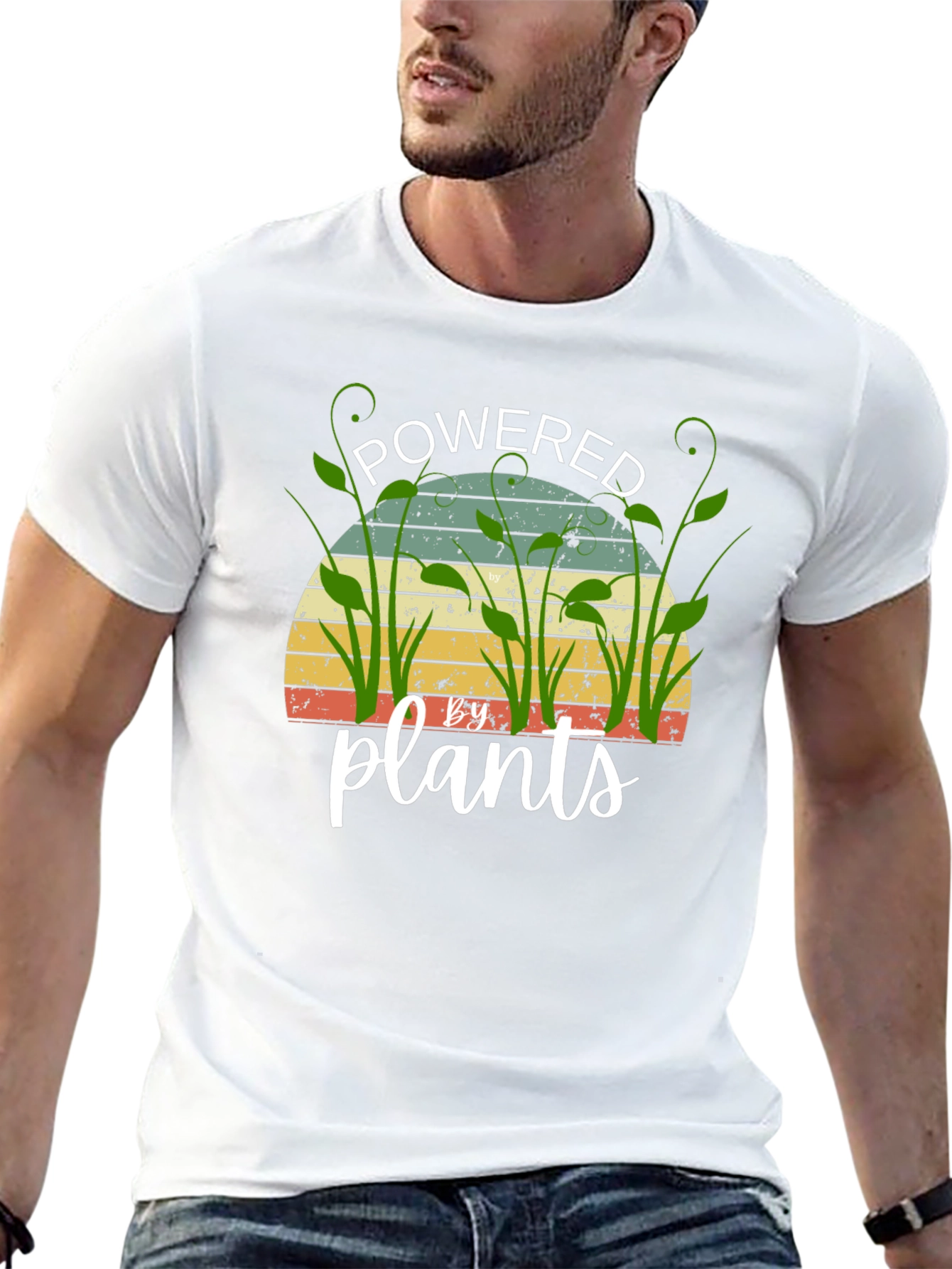 Powered by Plants Graphic Tee - Vegan T-Shirt