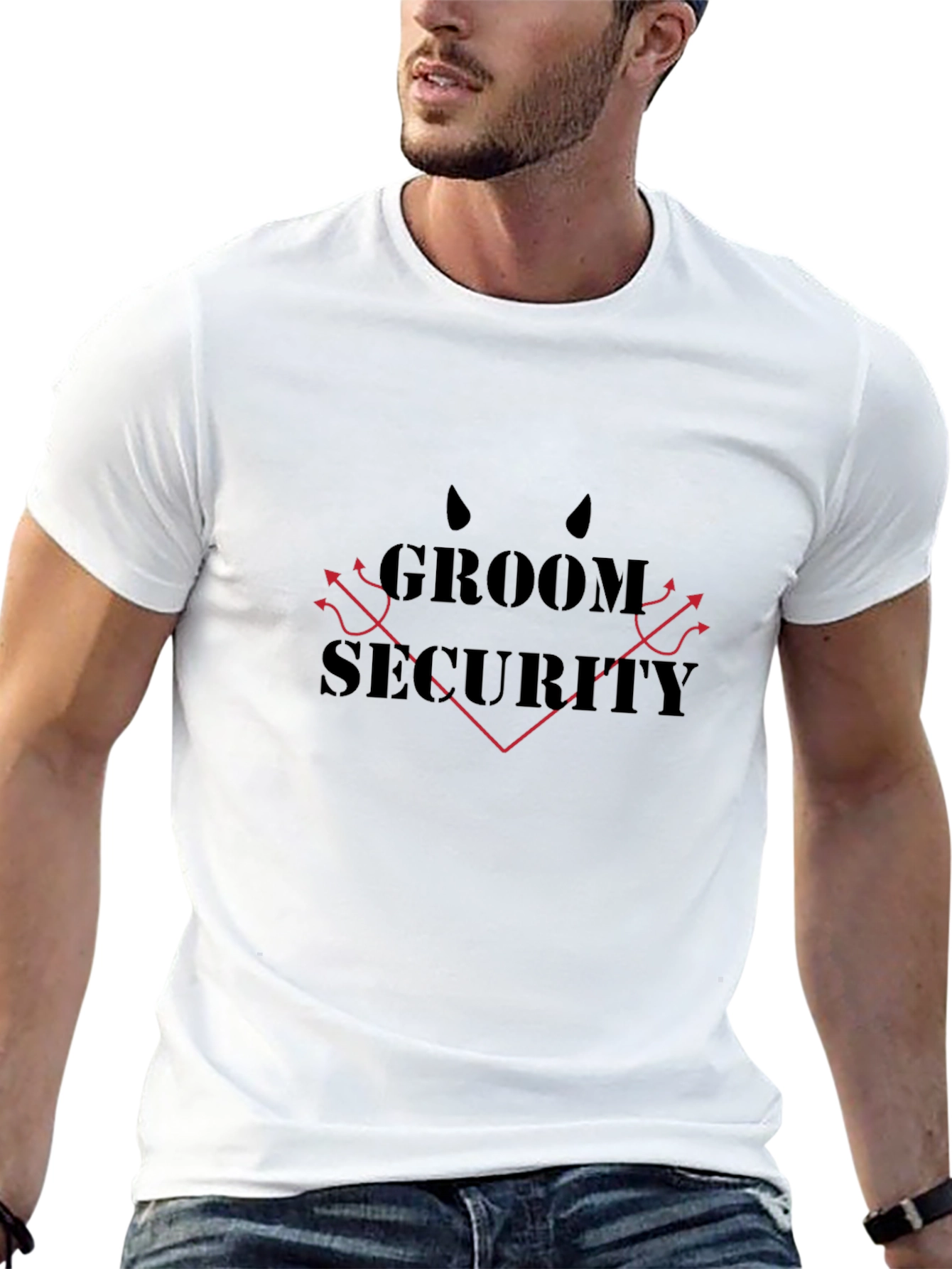 Groom Security Graphic T-Shirt