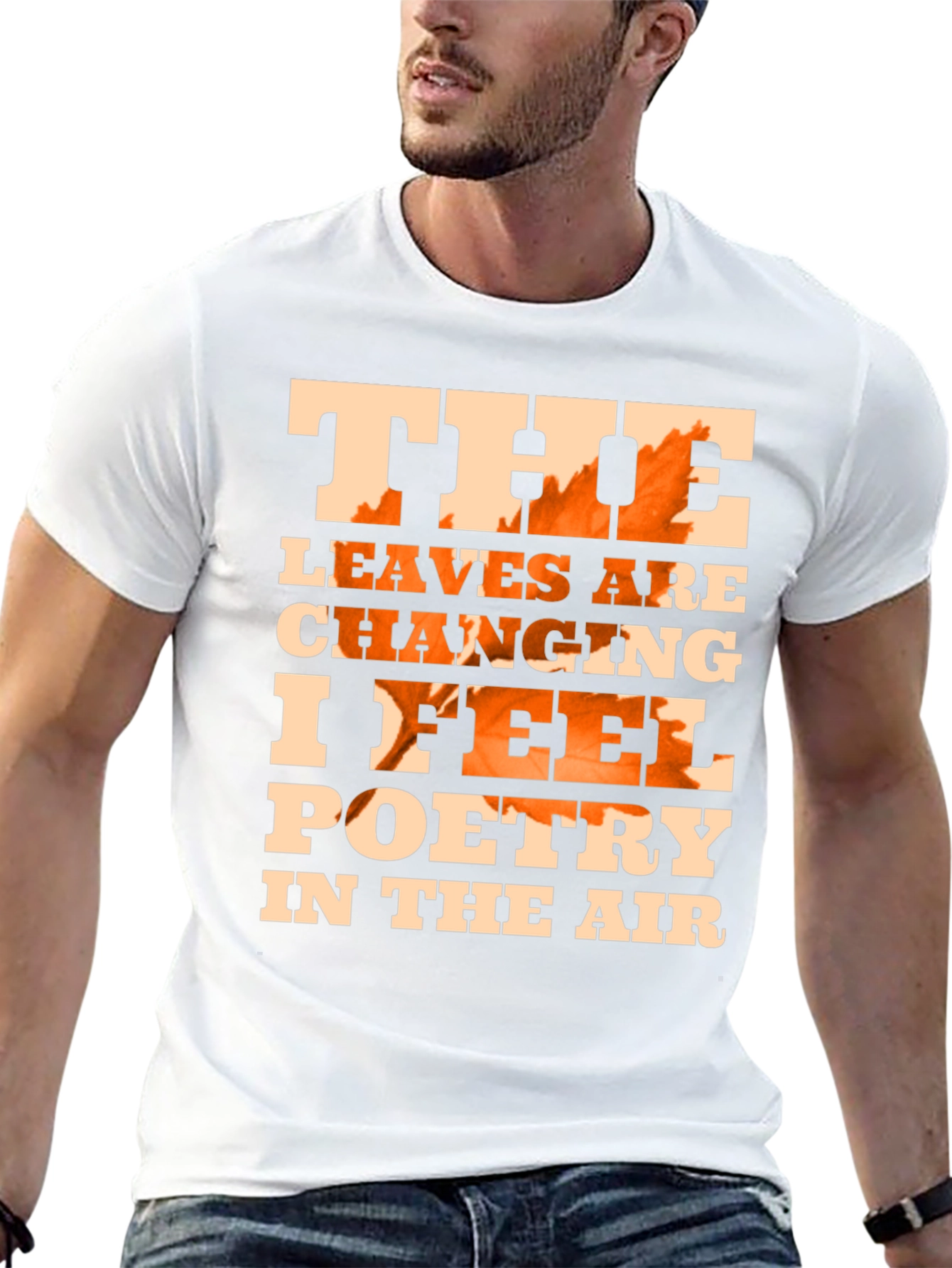 Fall Leaves Poetry Graphic T-Shirt