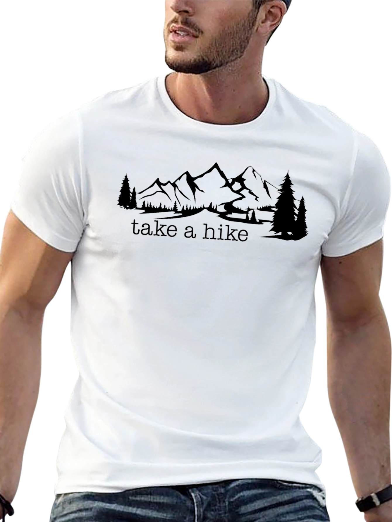 Take a Hike Graphic T-Shirt - Mountain Adventure Tee