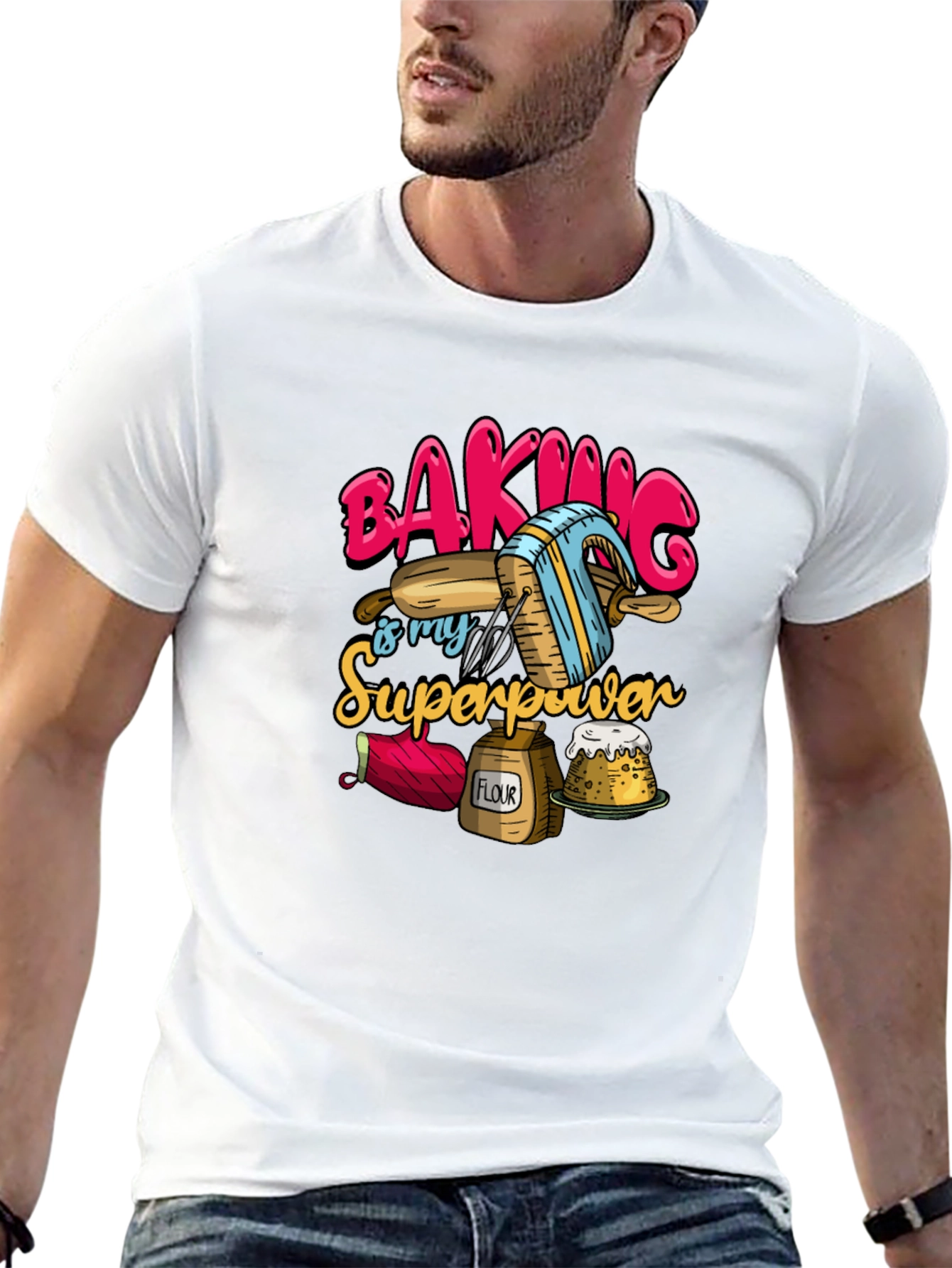 Baking is My Superpower Graphic Tee
