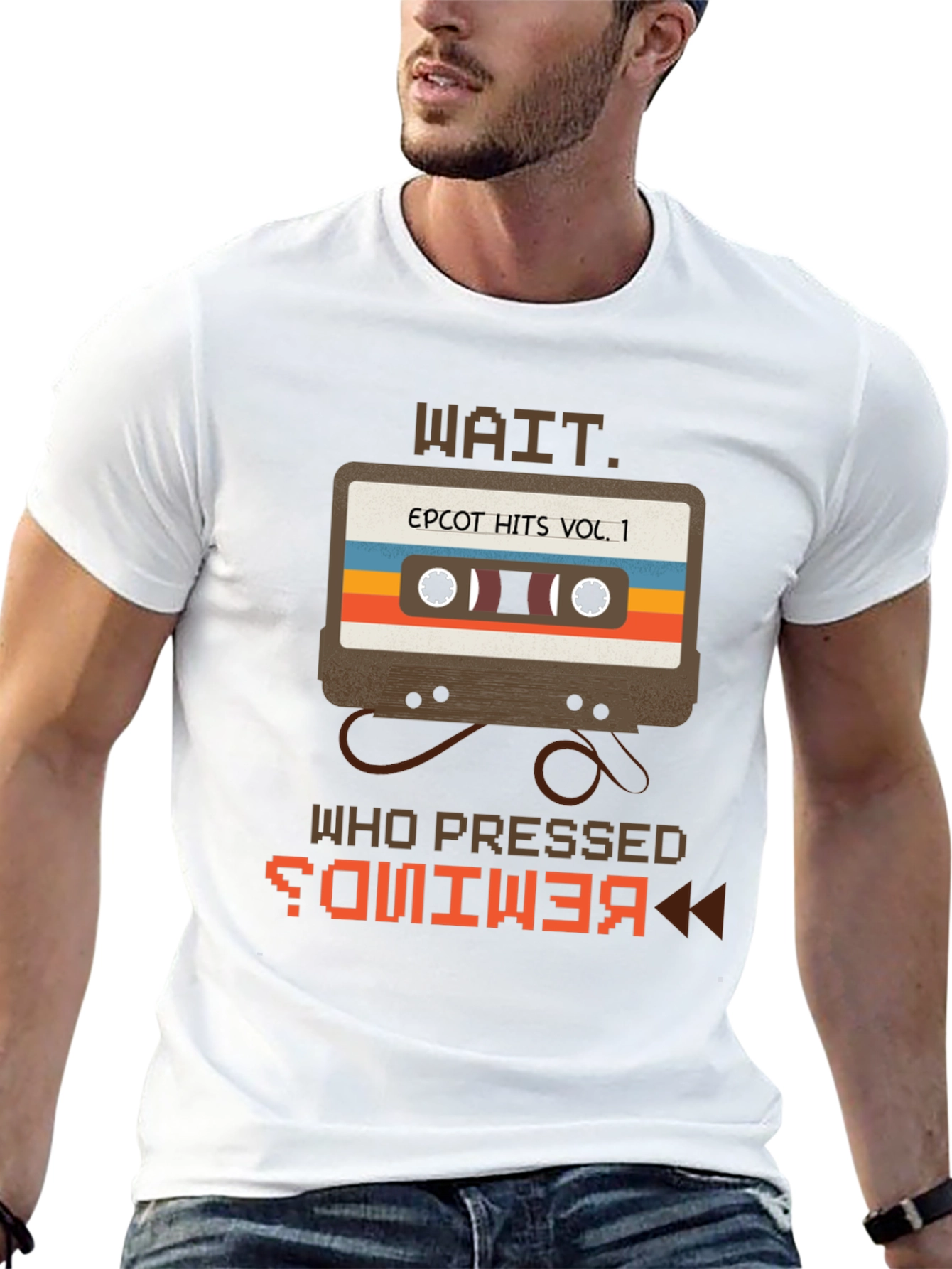 Epcot Hits Remix Retro Cassette Tape T-Shirt