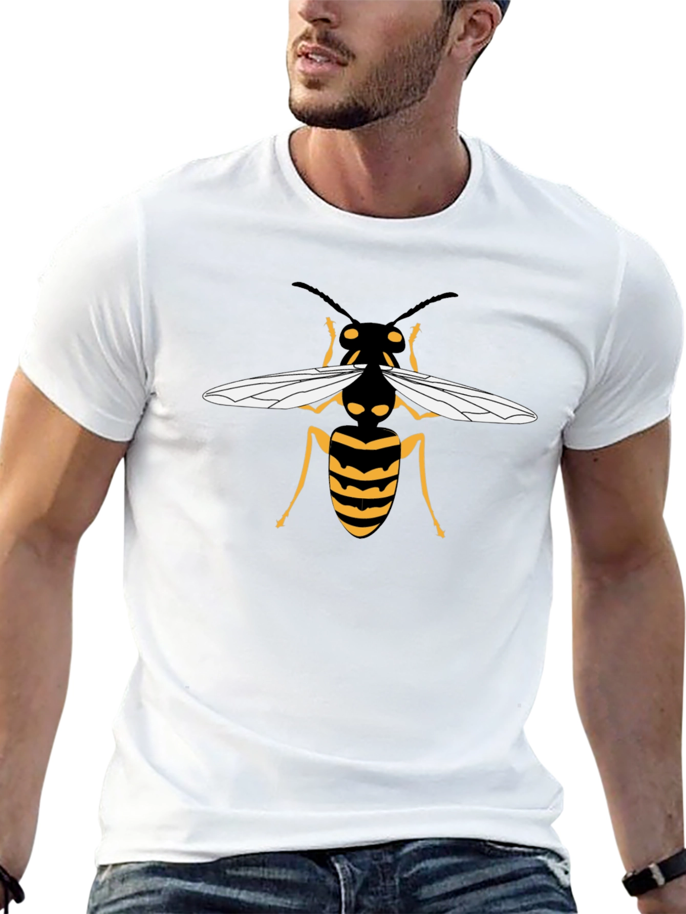 Wasp Graphic T-Shirt - Stylish Insect Design