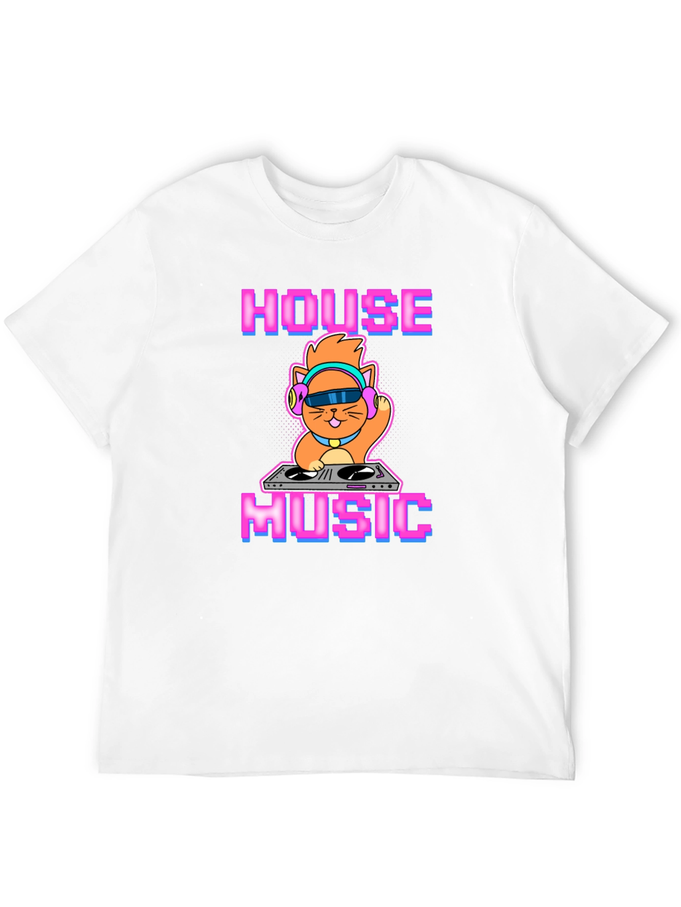 House Music DJ Cat T-Shirt