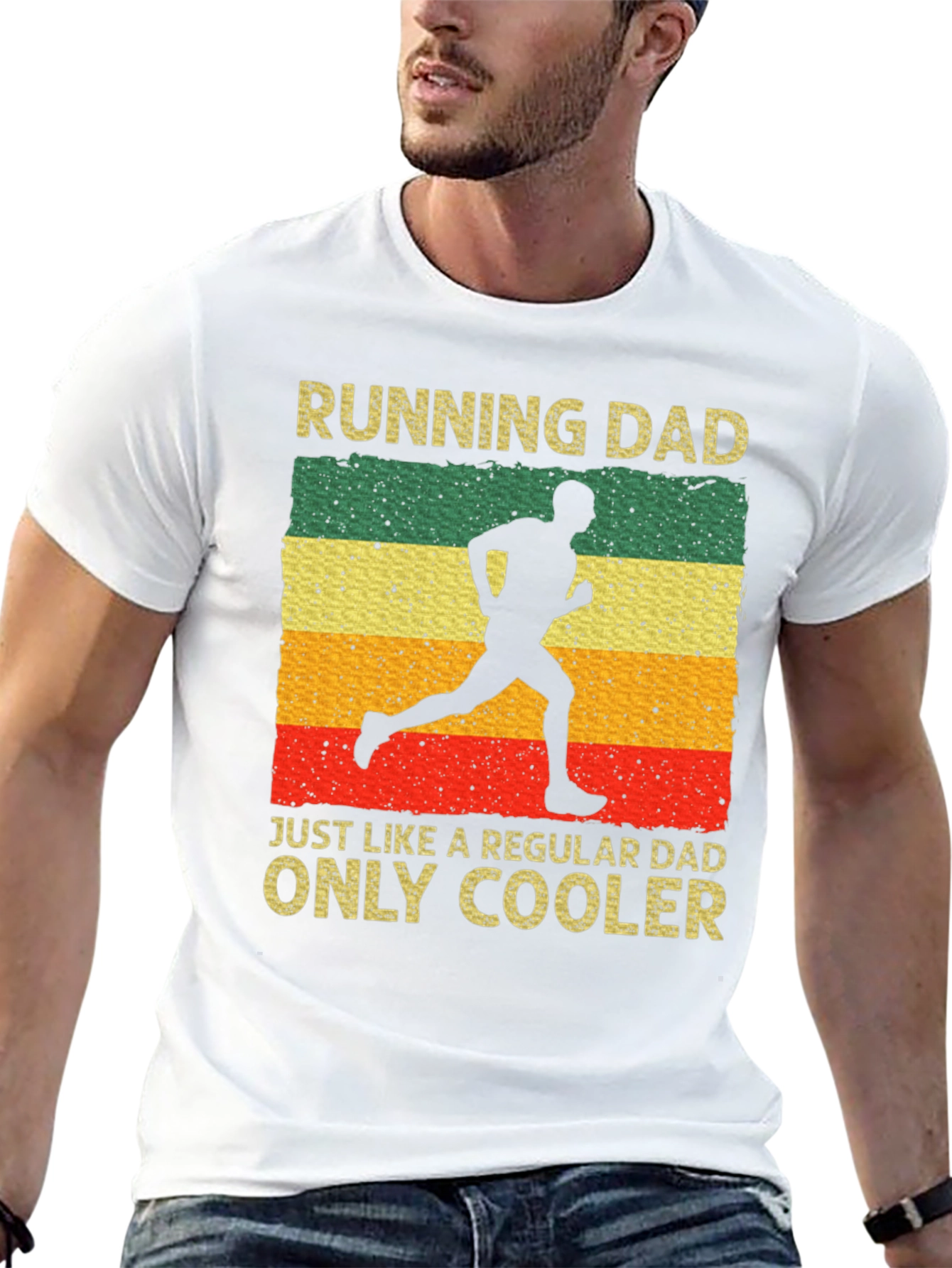 Running Dad T-Shirt - Cool Fathers Day Gift