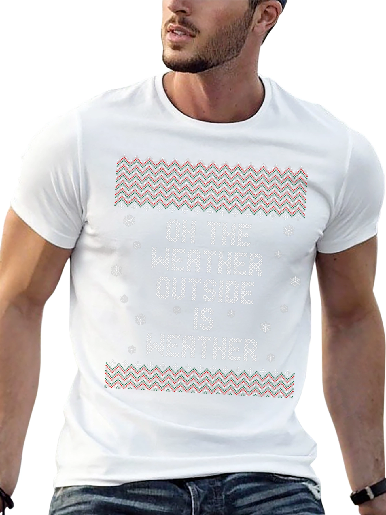 Funny Weather Graphic Novelty T-Shirt