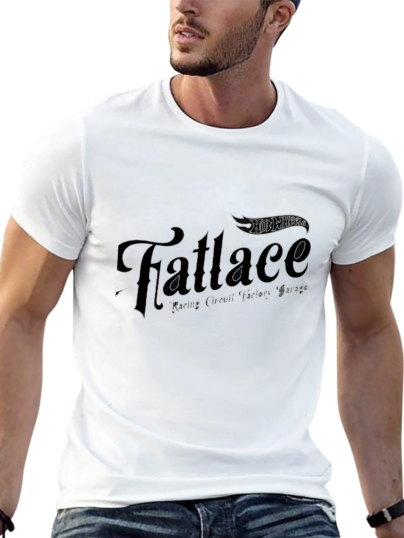 Hot Wheels Talladega Black Graphic Tee