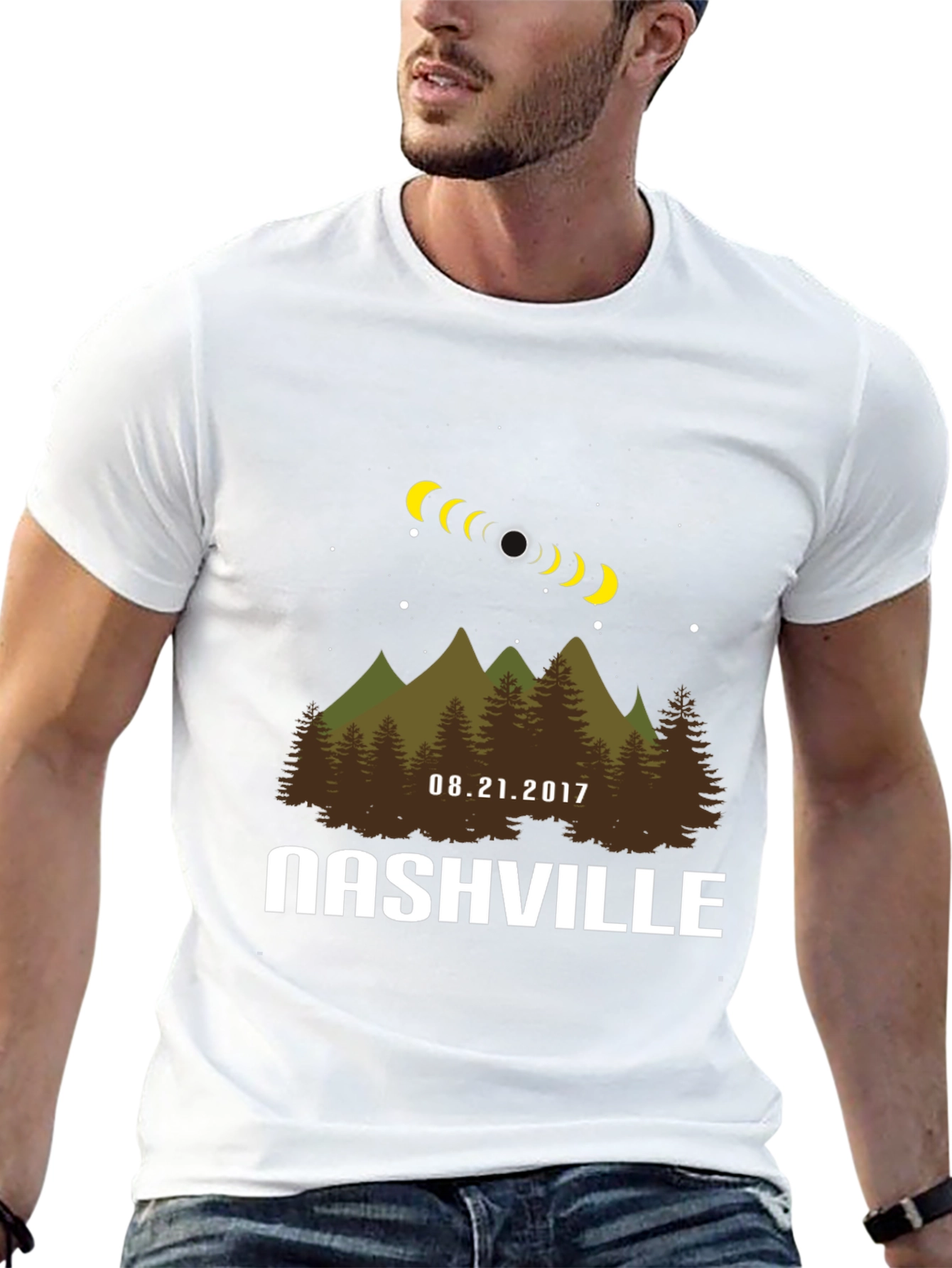 Nashville Eclipse T-Shirt: Total Solar Eclipse Souvenir