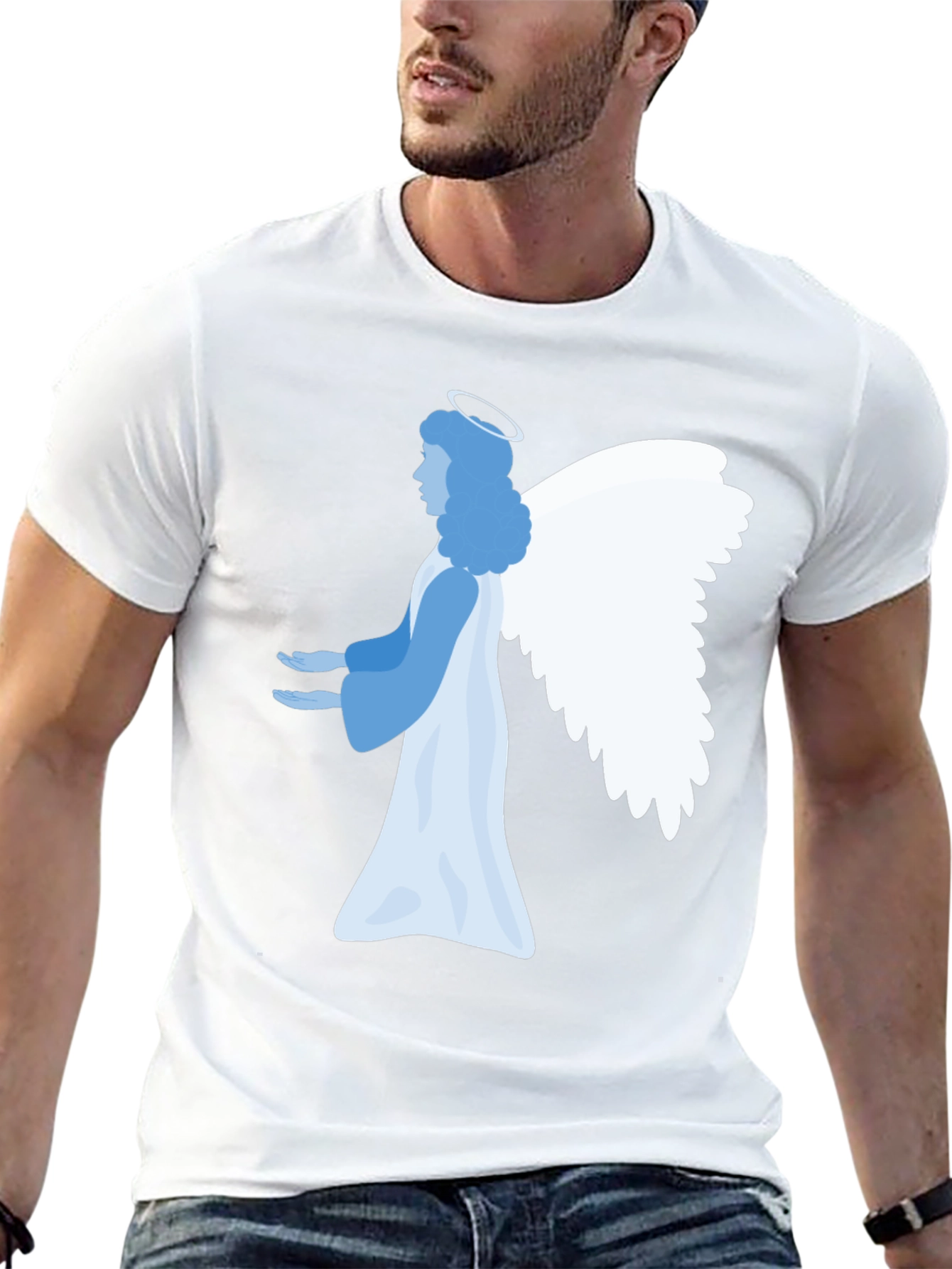 Angel Graphic Tee - Stylish & Unique