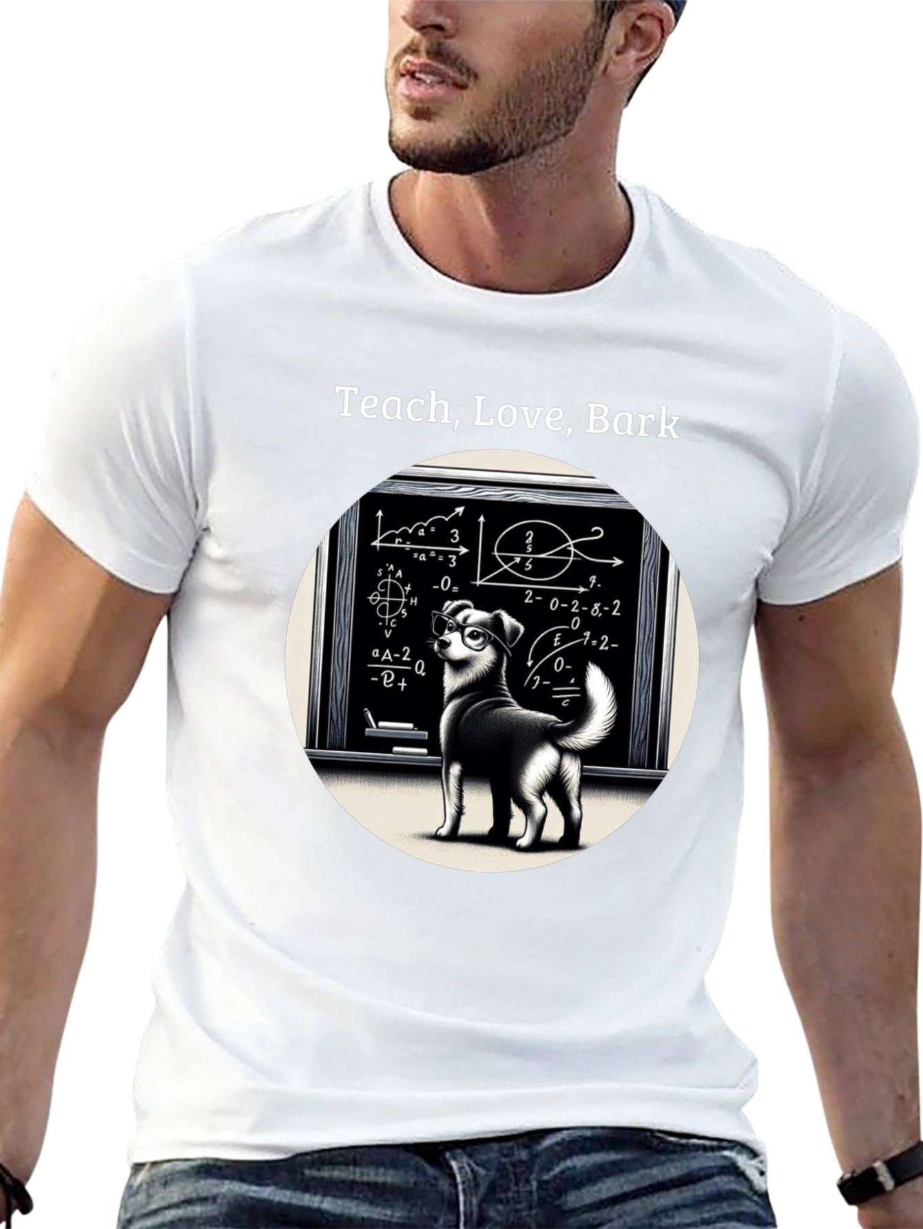 Teach Love Bark T-Shirt - Dog Lover Edition